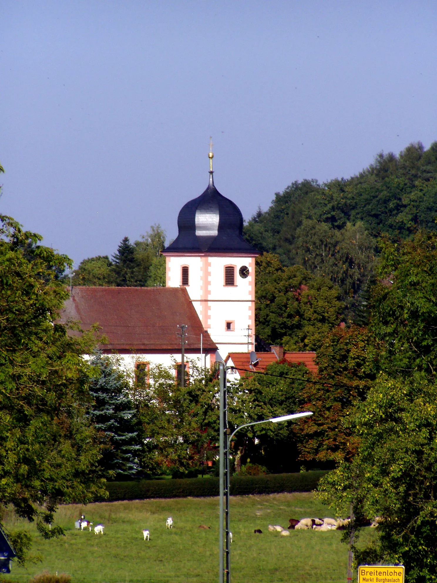 Photo showing: Die Kirche von Breitenlohe/Burghaslach