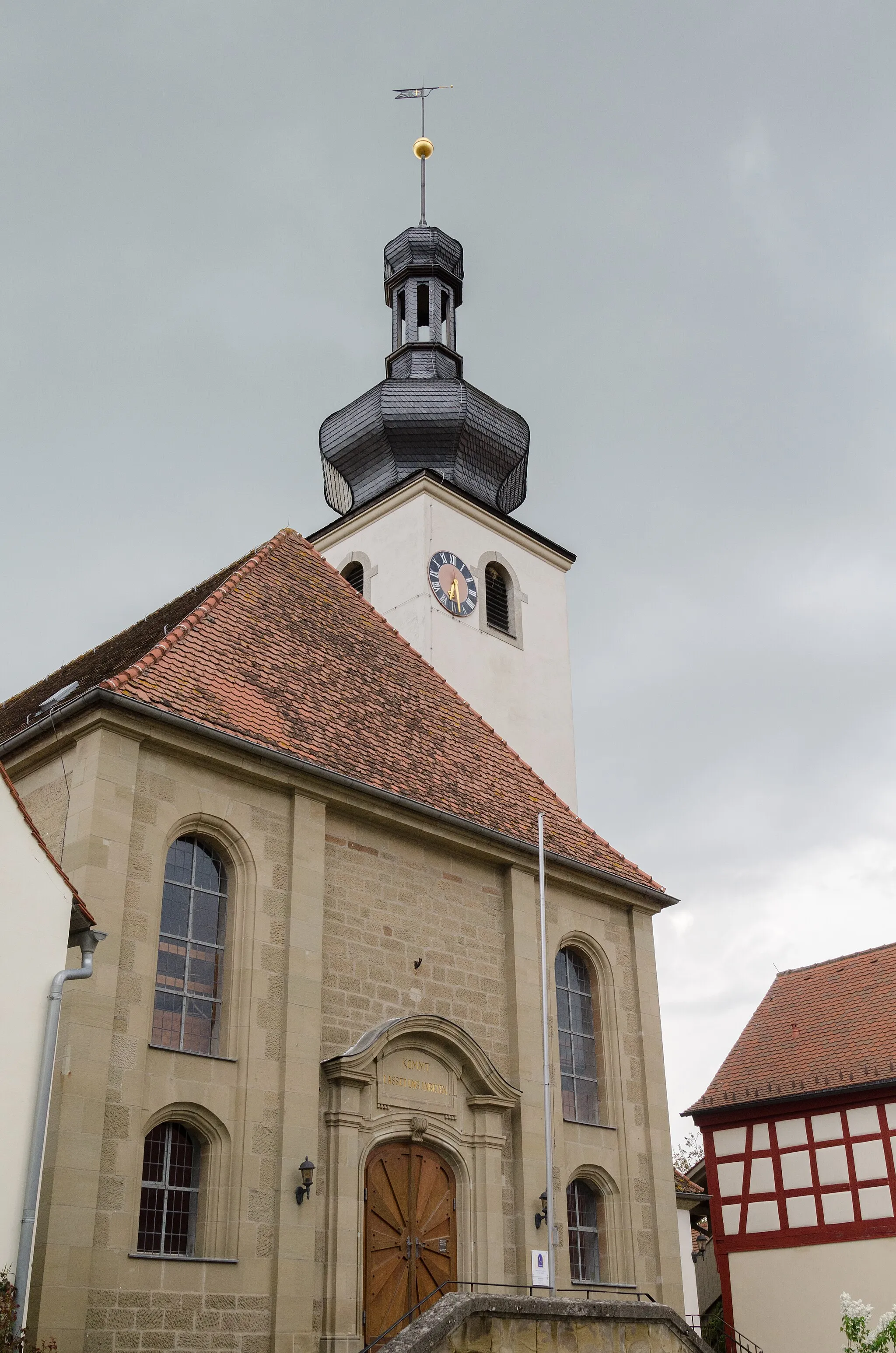 Photo showing: Iphofen, Nenzenheim, Evangelisch-lutherische Pfarrkirche