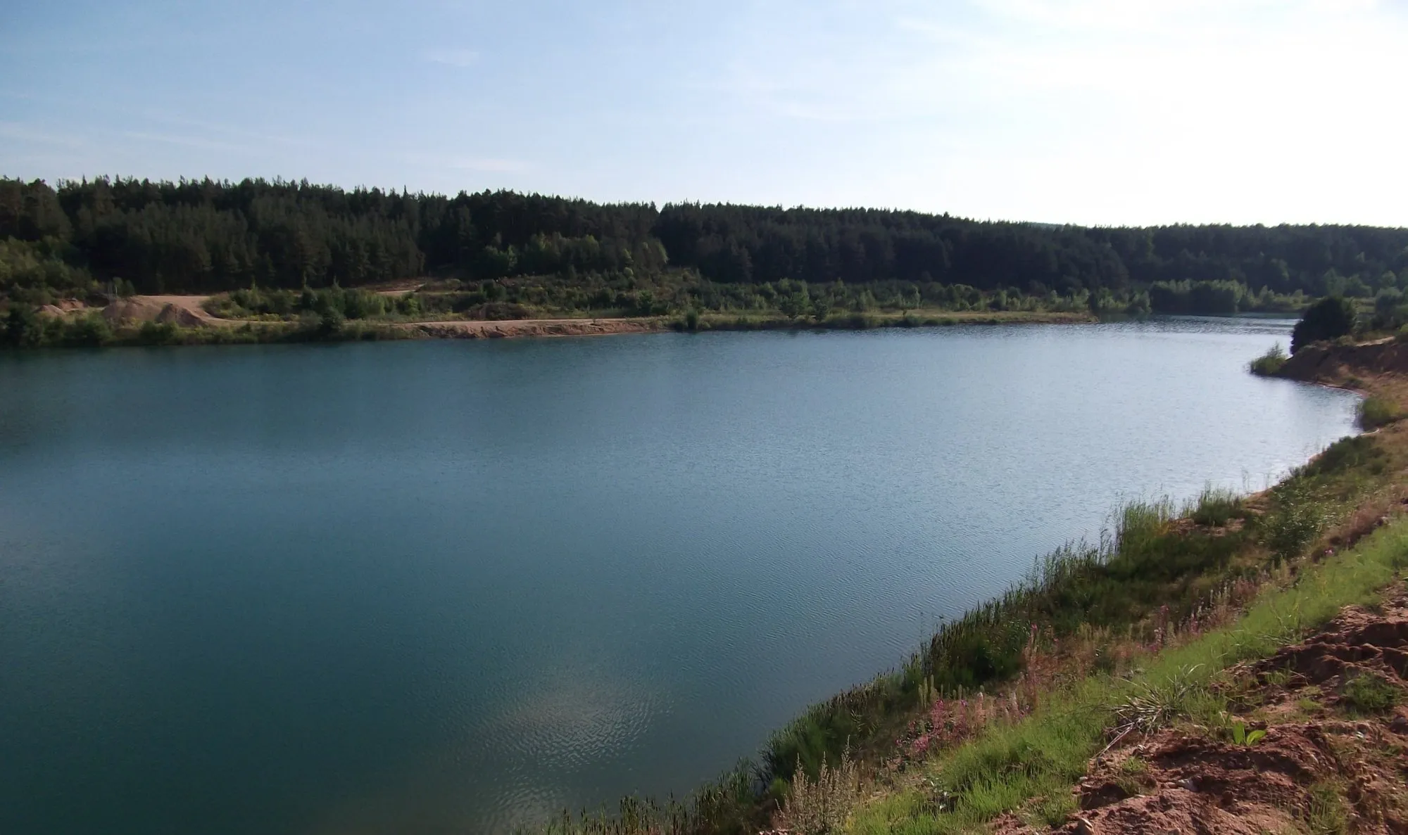 Photo showing: Baggersee - unter Naturschutz