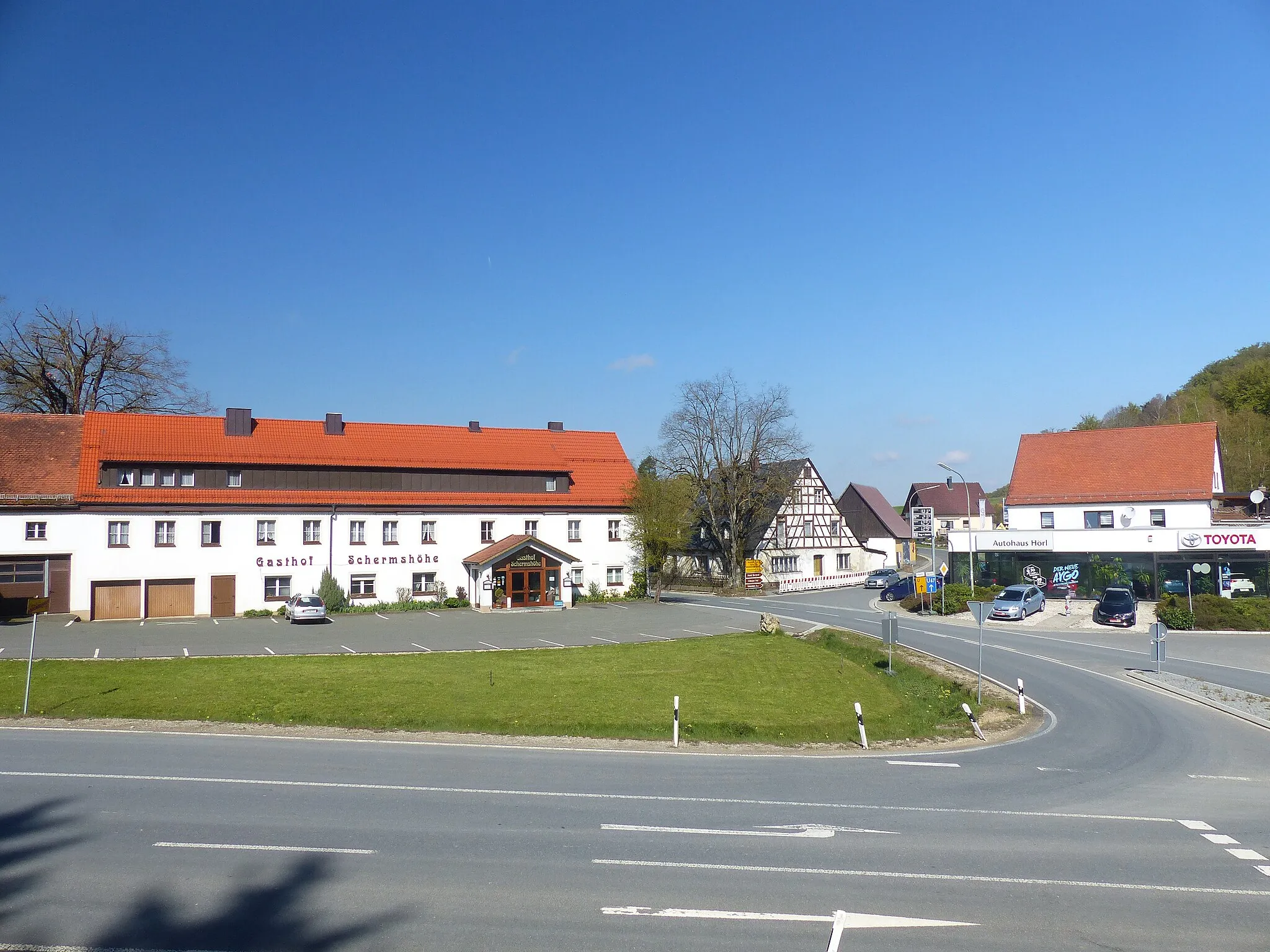 Photo showing: The hamlet Schermshöhe, part of the town of Betzenstein