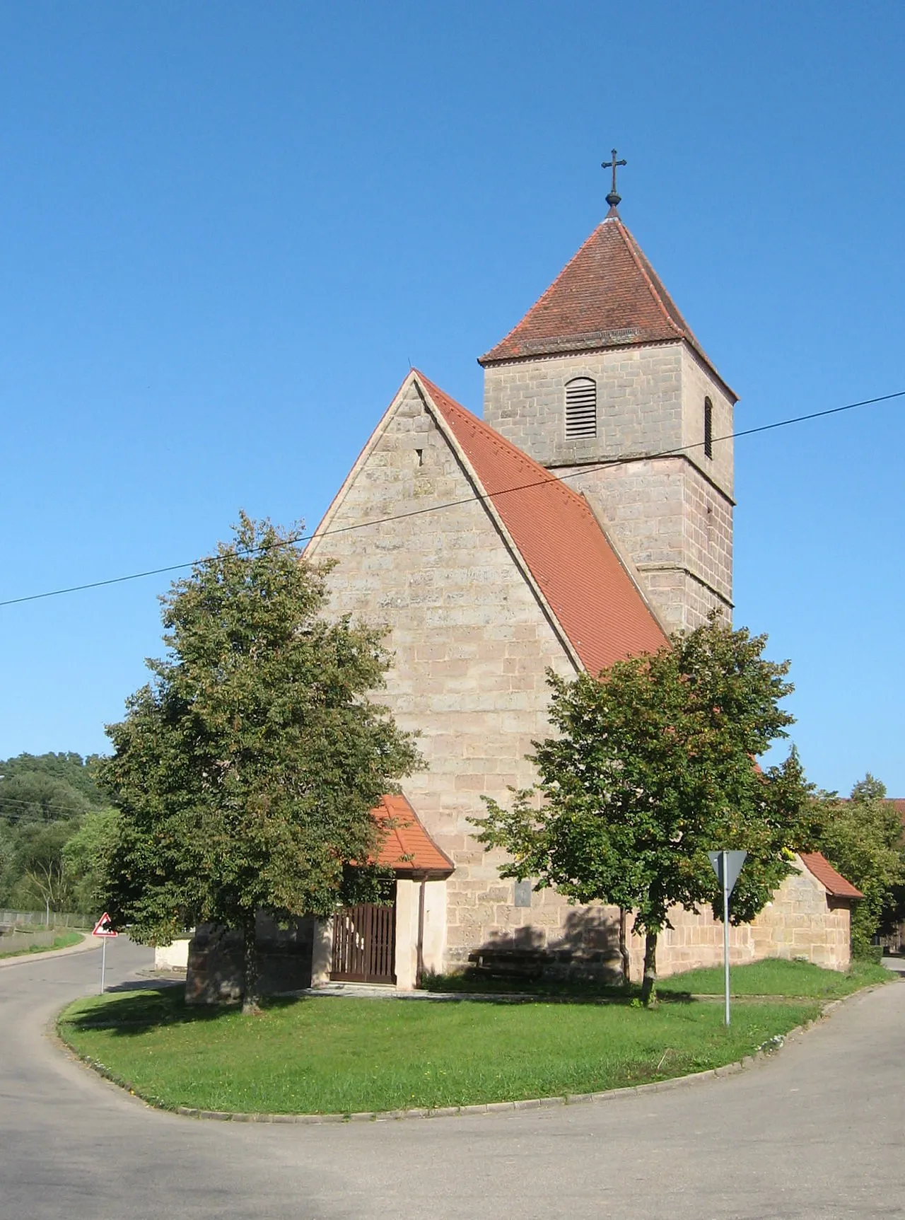 Photo showing: Church St. Stephanus in Wasserzell near Spalt