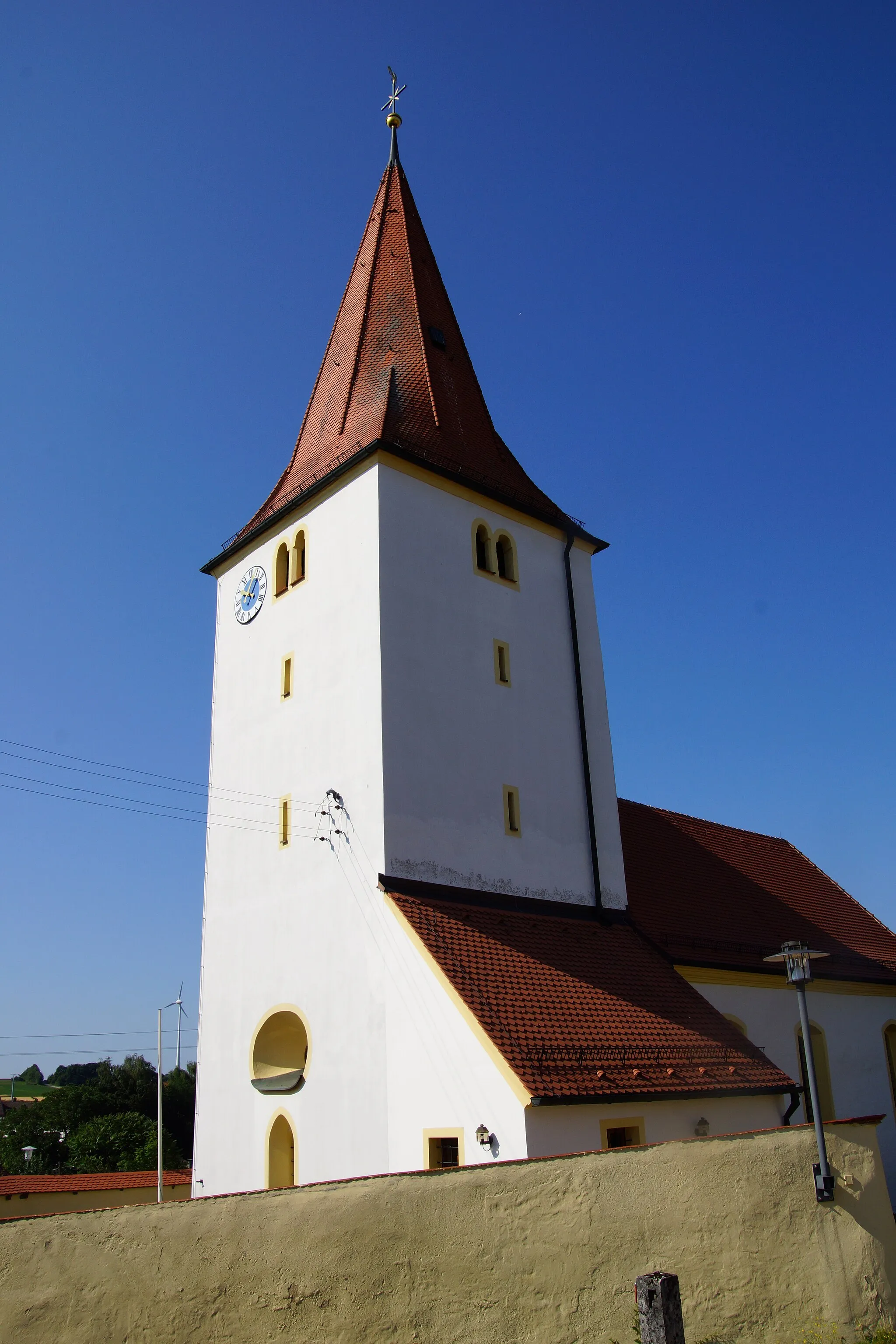 Photo showing: Die katholische Pfarrkirche St. Willibald in Traunfeld, Markt Lauterhofen in der Oberpfalz:
