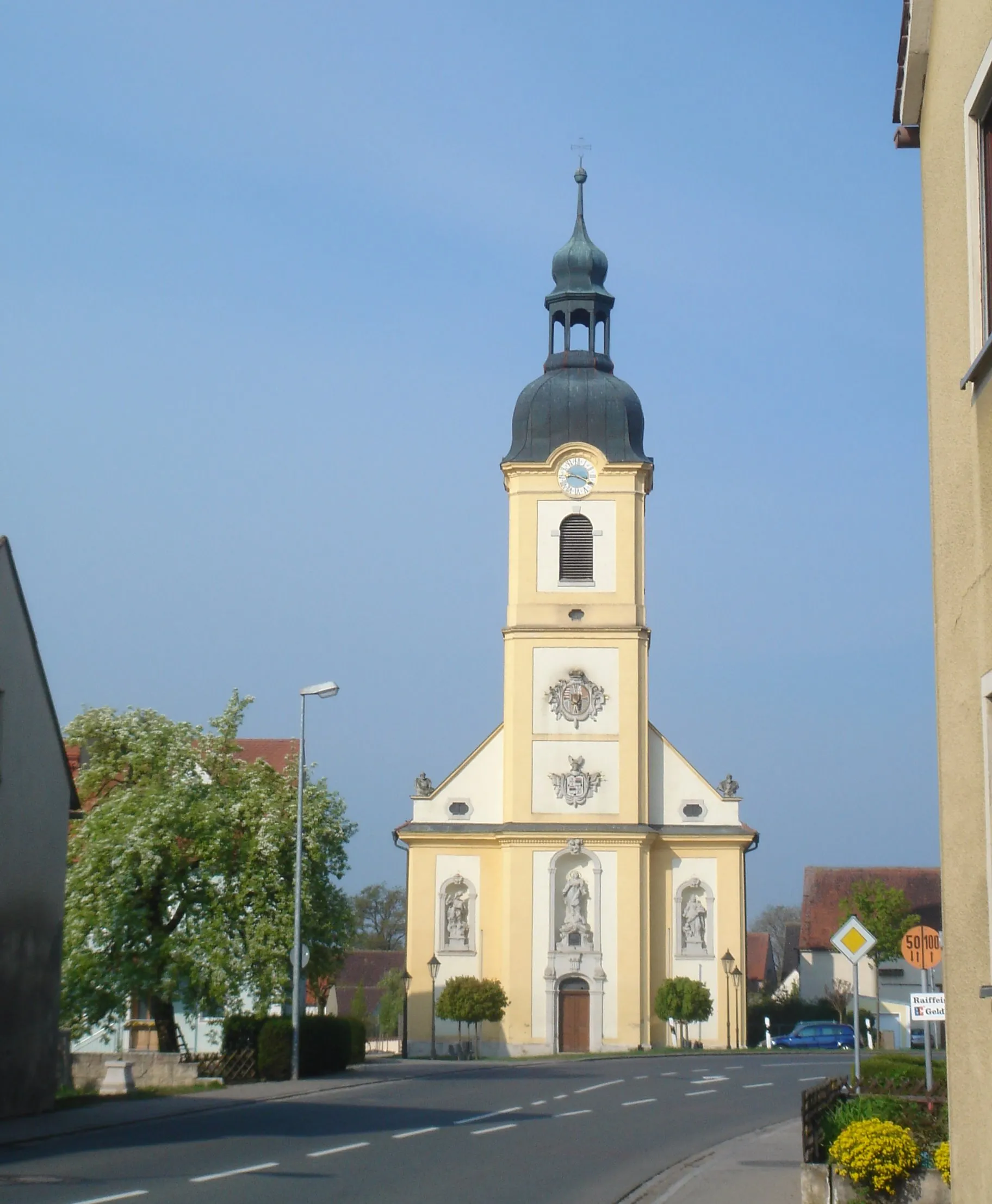 Photo showing: Church of St. Augustine in Stopfenheim, Bayern.