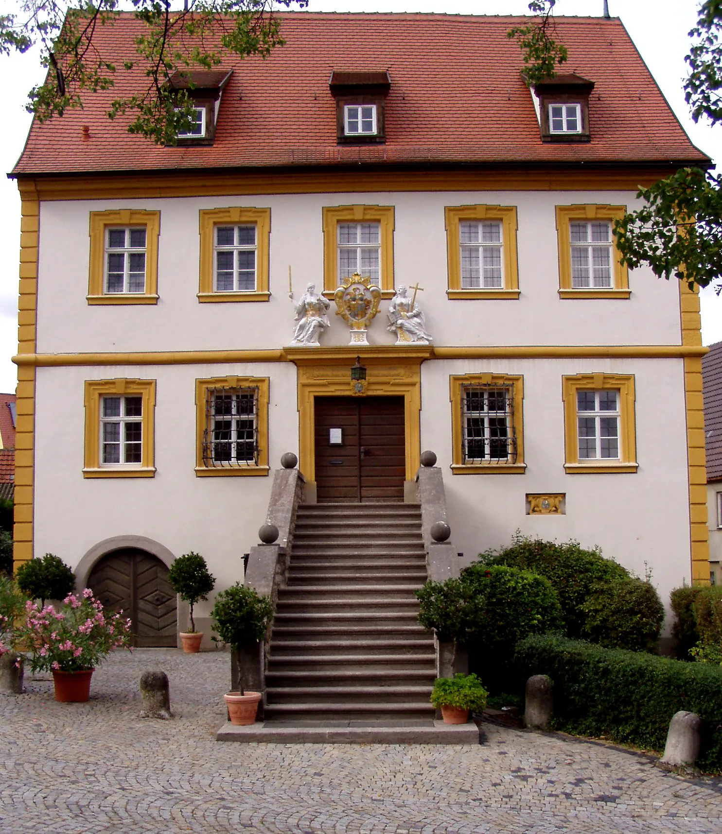 Photo showing: Barockes Rathaus von Winterhausen / Main