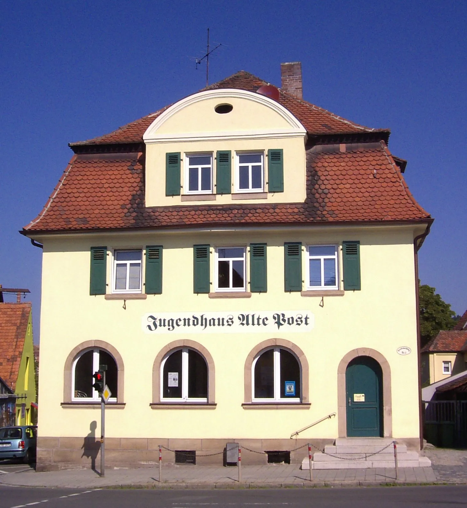 Photo showing: Das Jugendzentrum "Alte Post" der Stadt Langenzenn