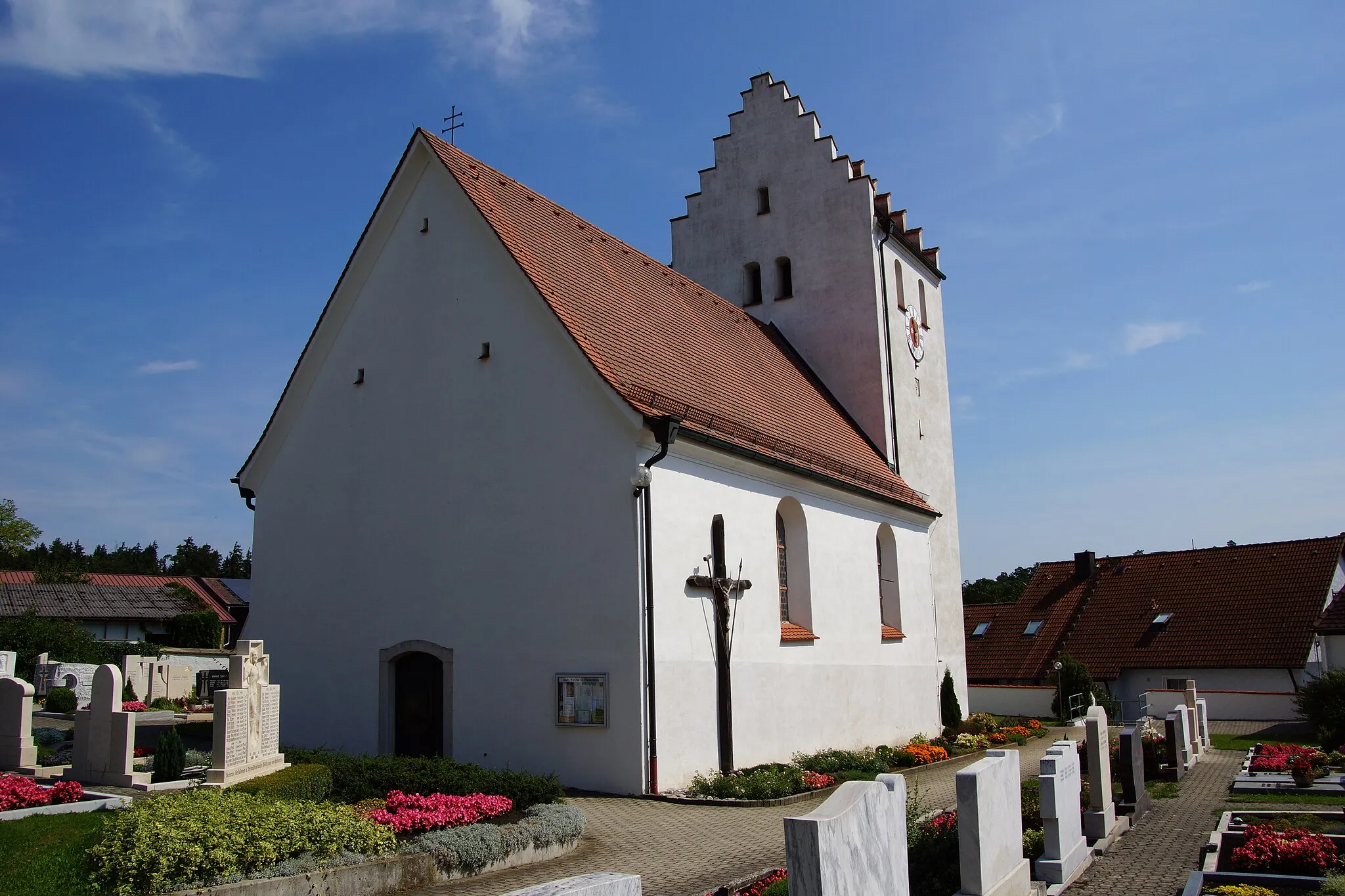 Photo showing: Die katholische Filialkirche St. Pankratius im Mittelfränkischen Herrnsberg bei Greding: