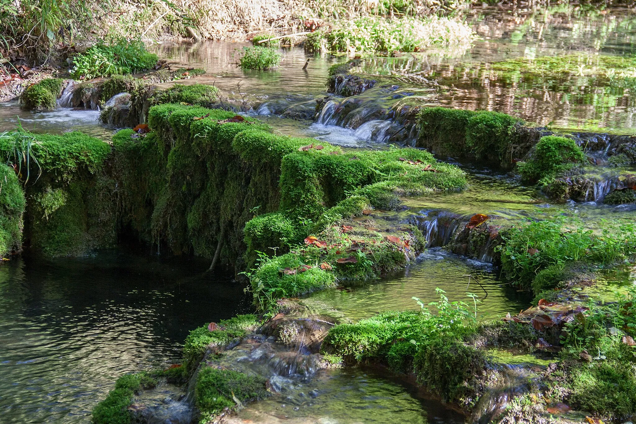 Photo showing: Kaisinger Tal, Sinterterrassen