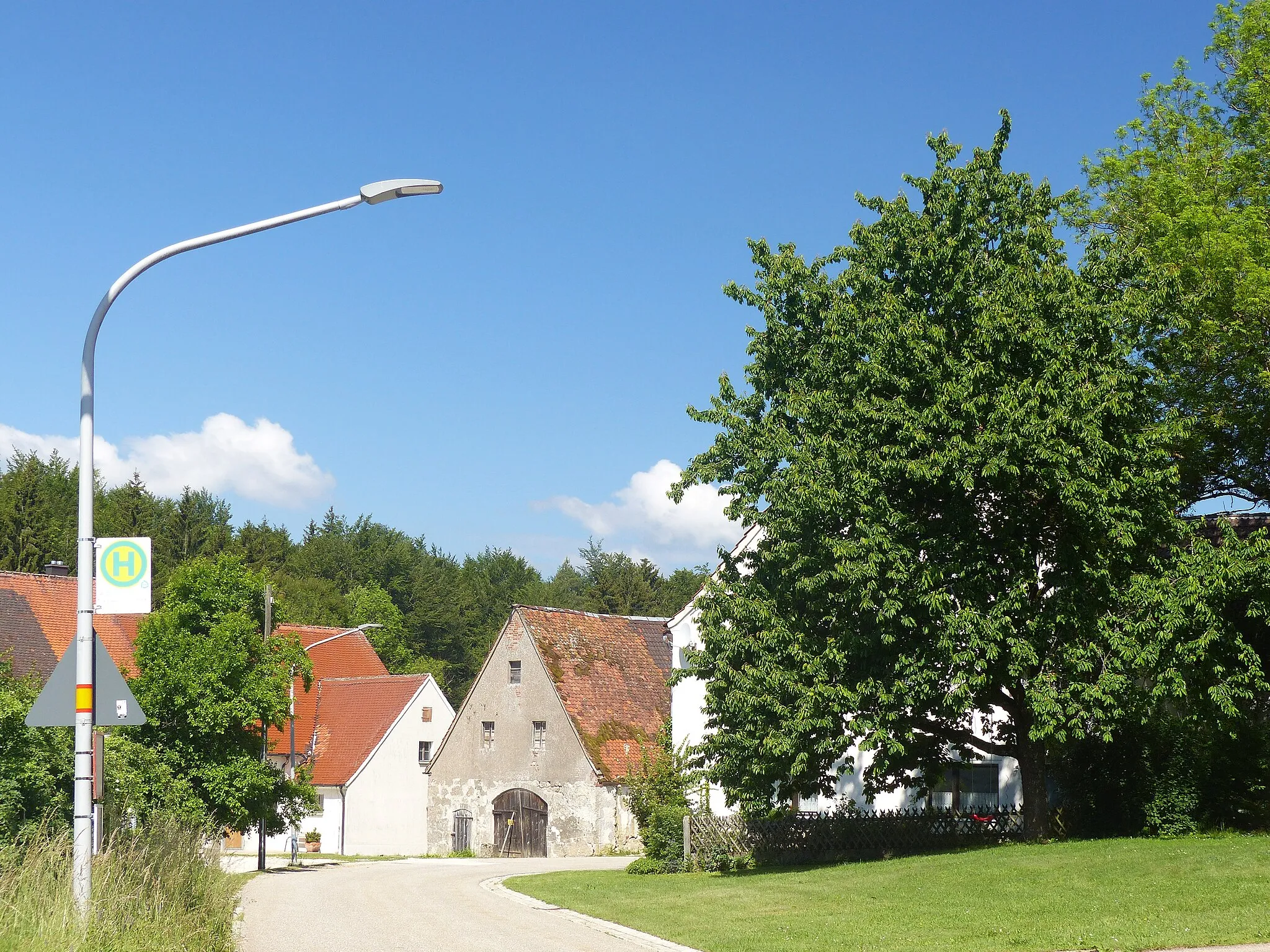 Photo showing: The village Troßalter, a district of the municipality of Birgland.