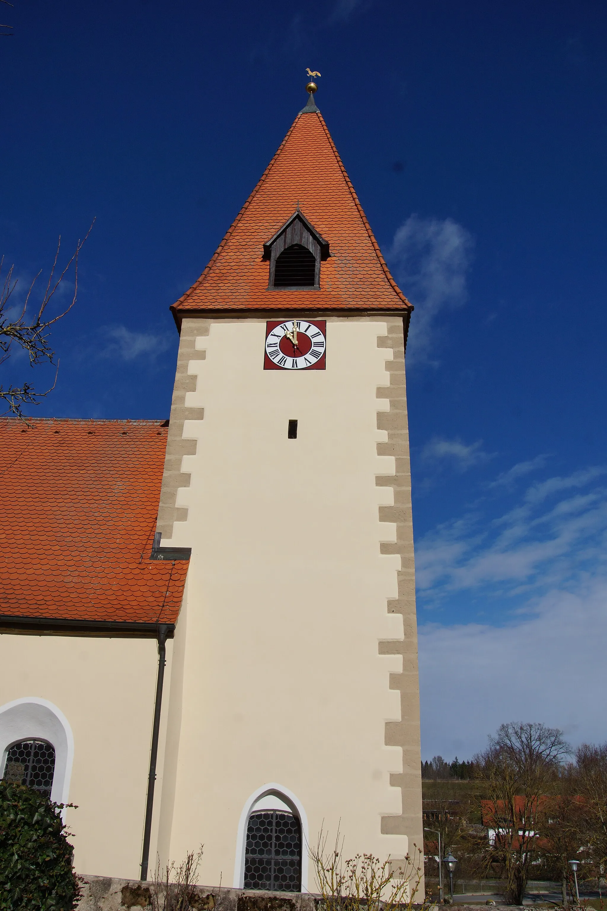 Photo showing: Die katholische Filial- und Expositurkirche St. Martin in Aberzhausen