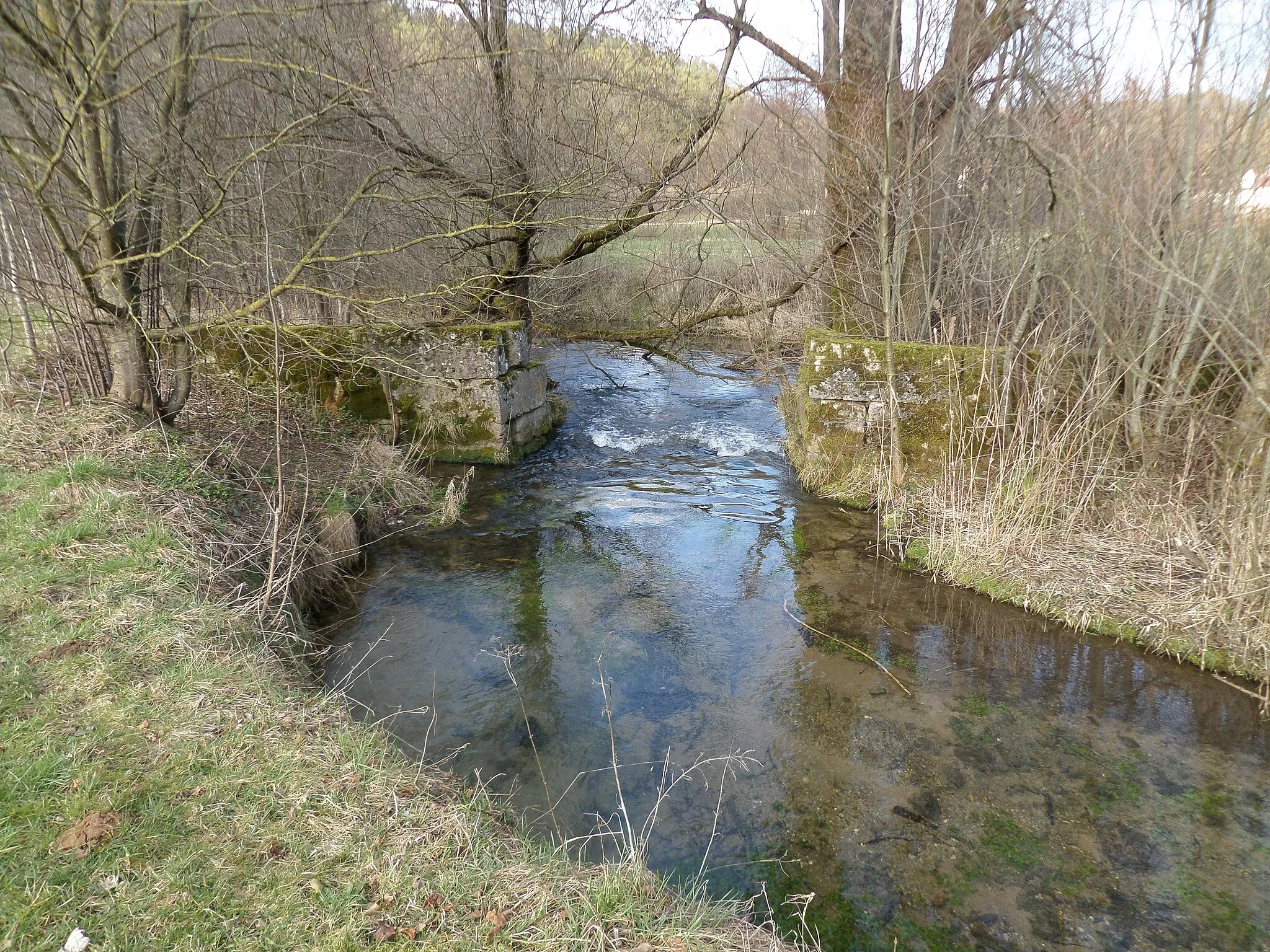 Photo showing: Högenbach zwischen Hartmannshof und Weigendorf