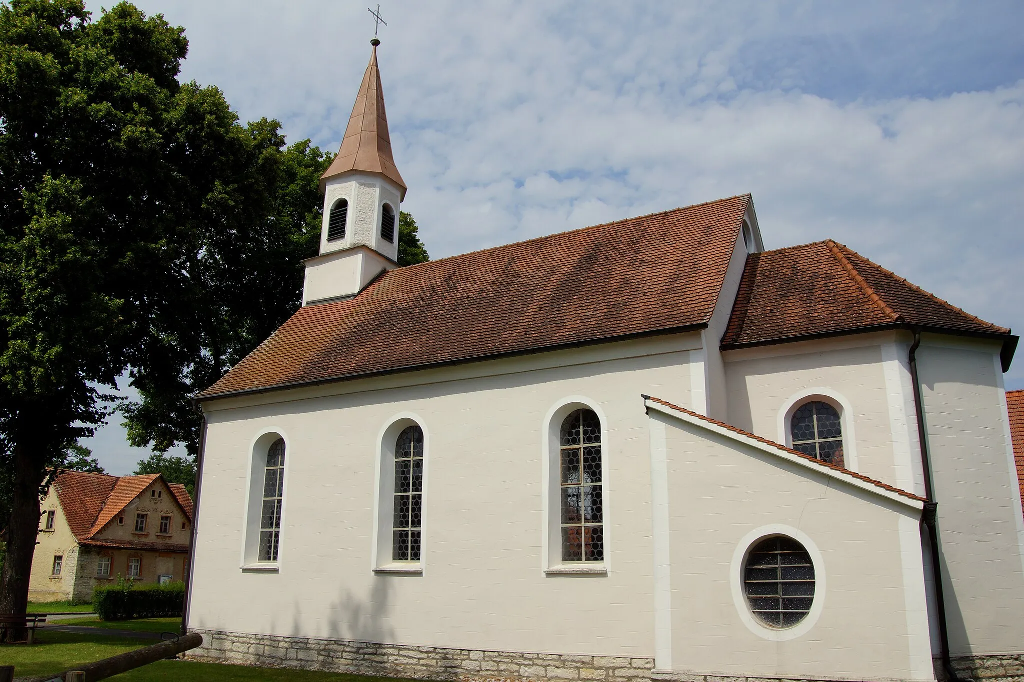 Photo showing: Die katholische Filialkirche Mater Dolorosa in Schmellnricht bei Freystadt in der Oberpfalz: