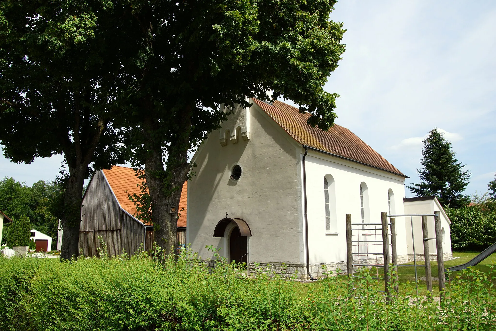 Photo showing: Die katholische Filialkirche Mater Dolorosa in Schmellnricht bei Freystadt in der Oberpfalz: