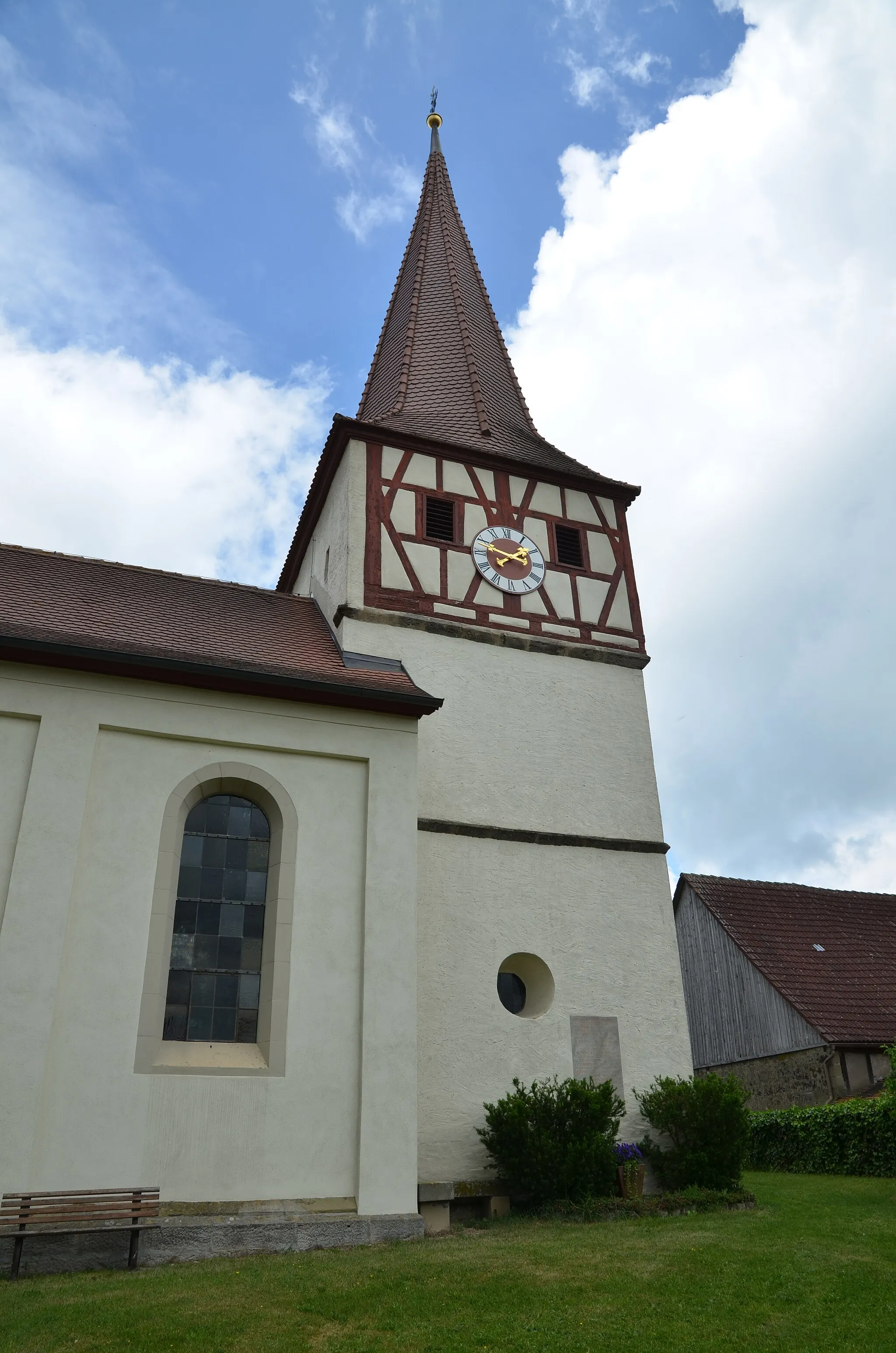 Photo showing: evang.-luth. Heilig-Kreuz-Kirche in Cadolzhofen