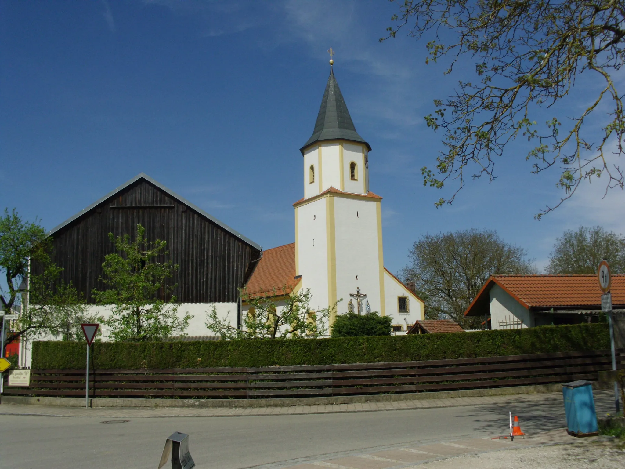 Photo showing: Reuth am Wald (Ortsteil von Raitenbuch im Landkreis Weißenburg-Gunzenhausen), Kath. Filialkirche St. Pantaleon