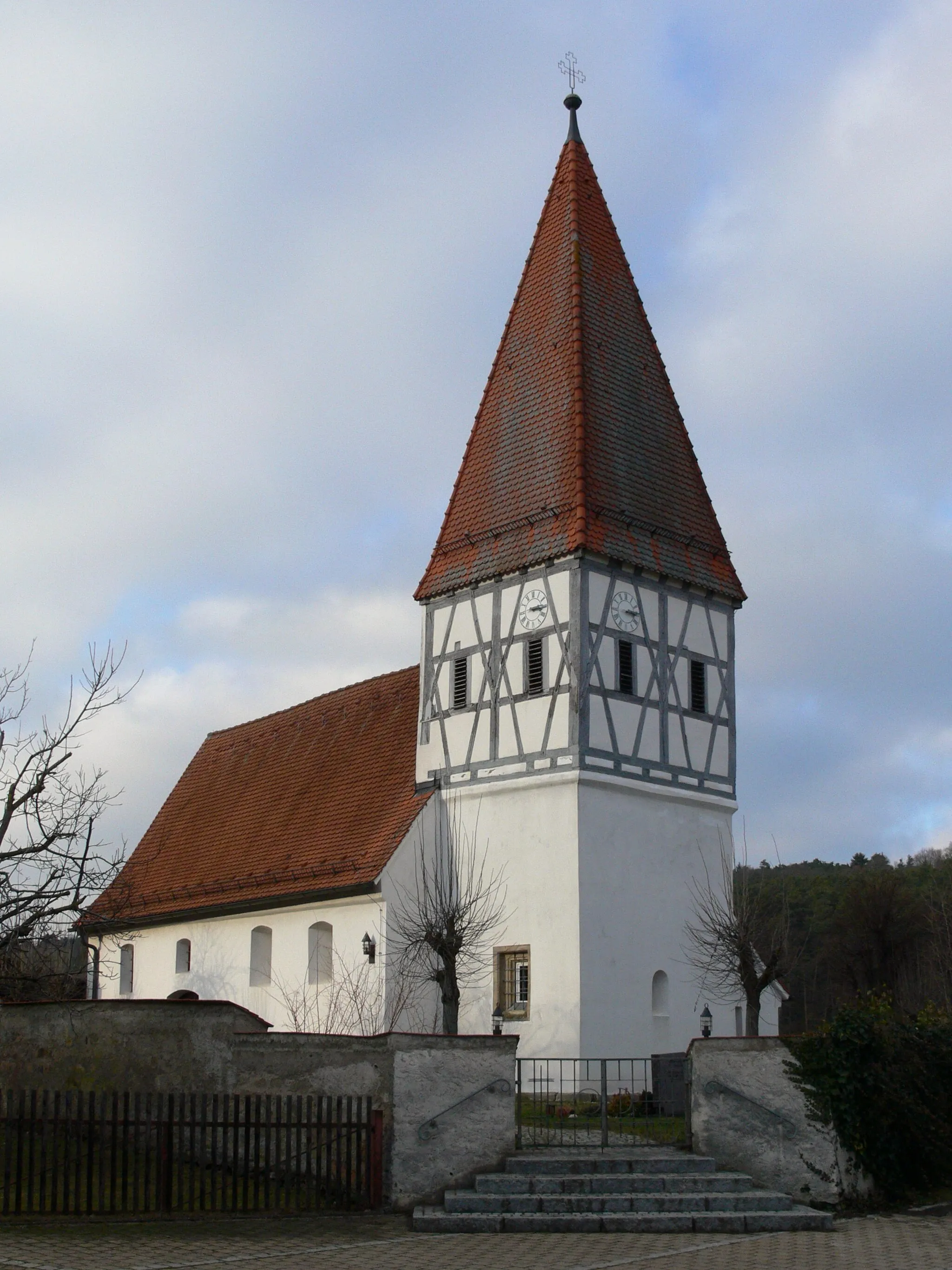 Photo showing: St. Laurentius-Kirche in Allmannsdorf (Pleinfeld)