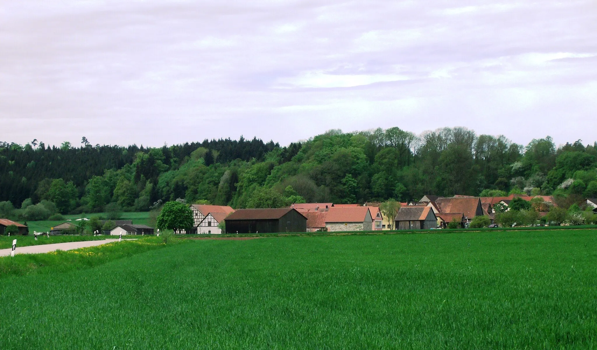 Photo showing: Aidenau, Ortsteil von Geslau im mittelfränkischen Landkreis Ansbach