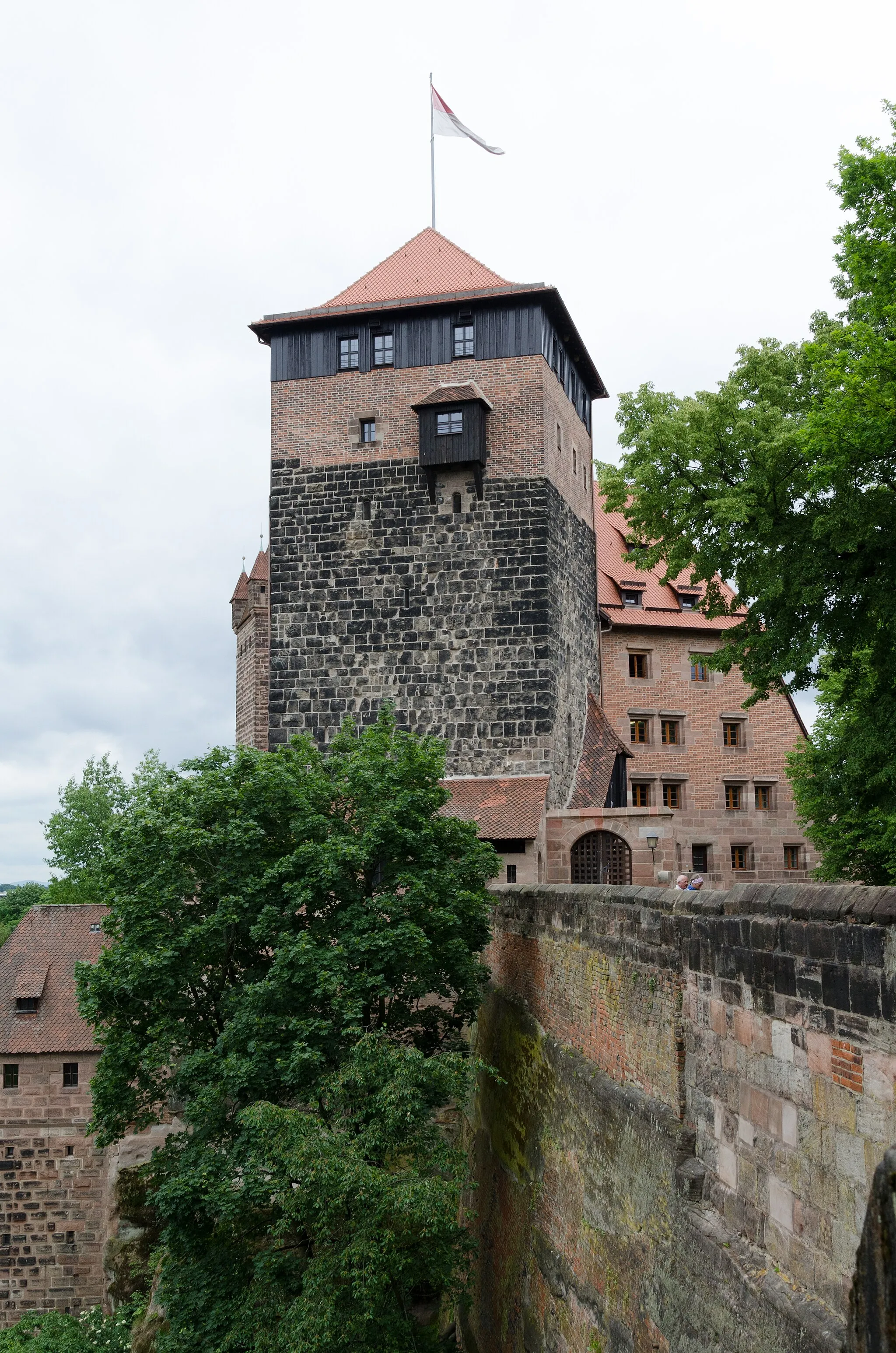 Photo showing: Nürnberg, Burg, Fünfeckturm
