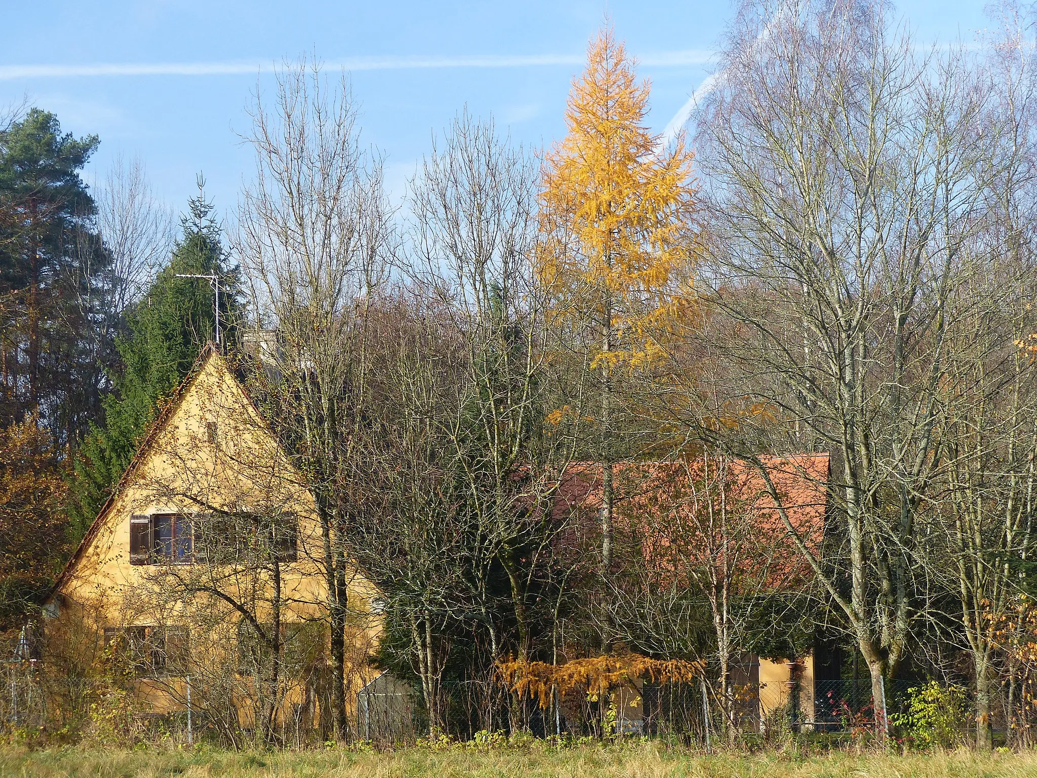 Photo showing: The solitude Forsthaus, part of the municipality of Leinburg