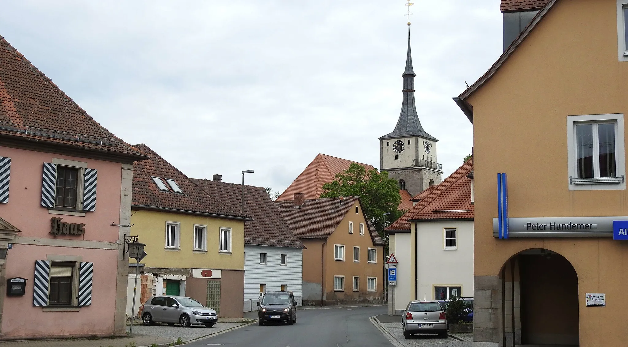 Photo showing: Emskirchen - Hindenburgstraße