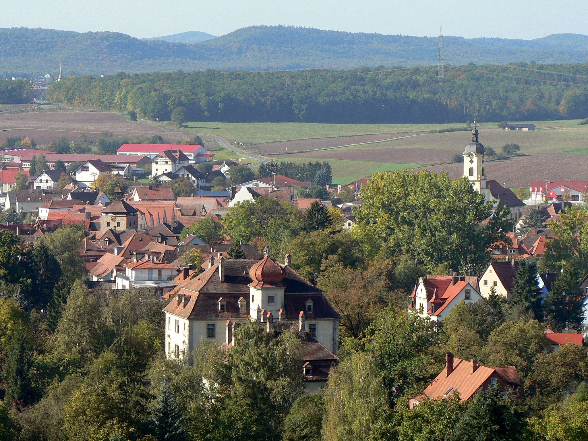 Photo showing: Ost-Ansicht von Scheinfeld