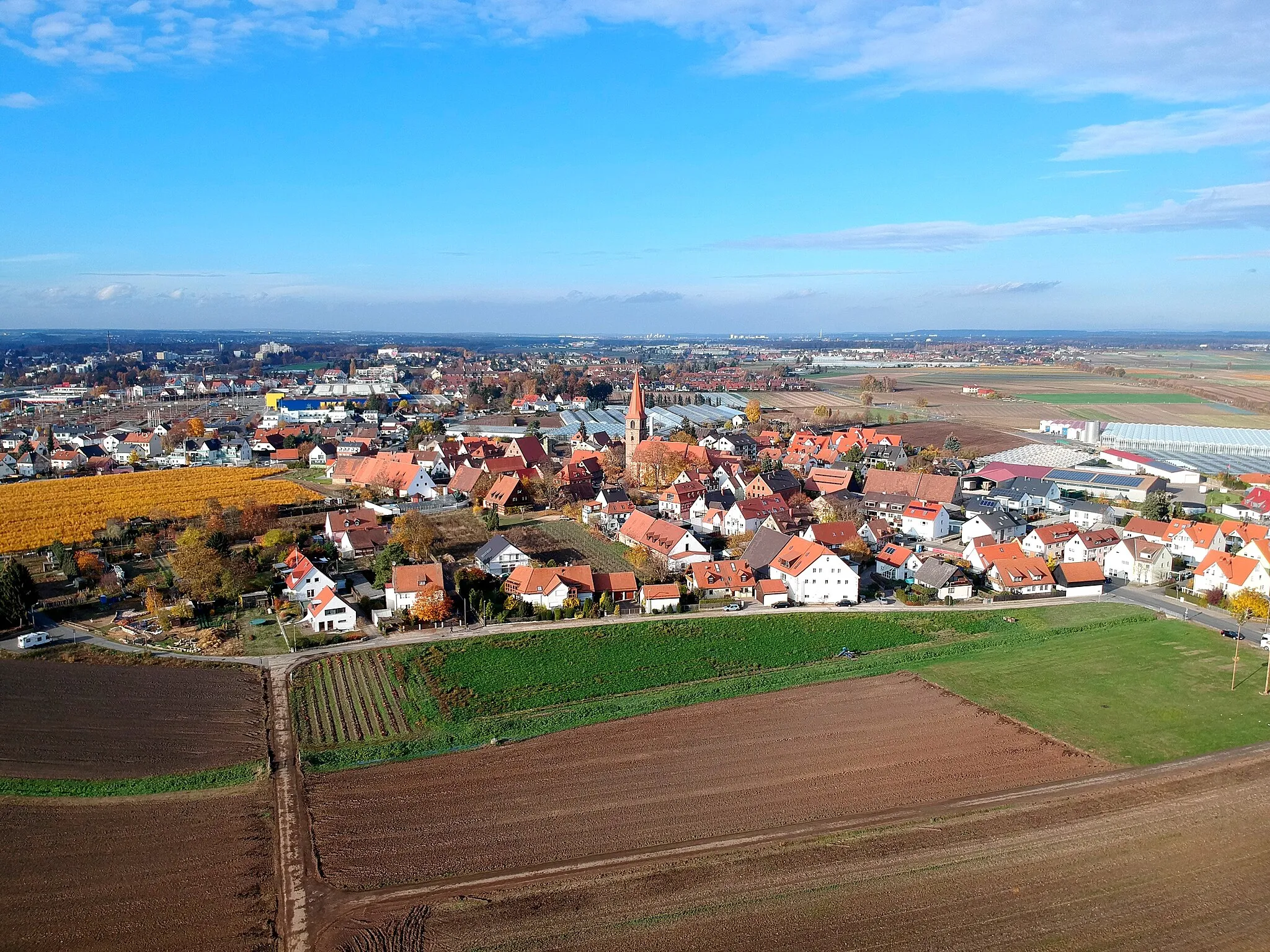 Photo showing: Poppenreuth von Süden (Luftbild 2018)