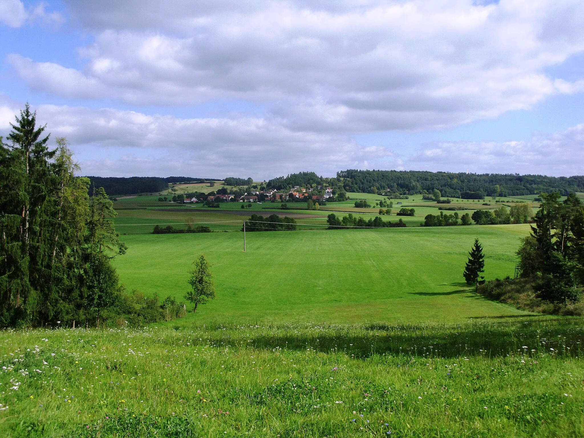 Photo showing: Oberramstadt, Ortsteil der mittelfränkischen Stadt Leutershausen