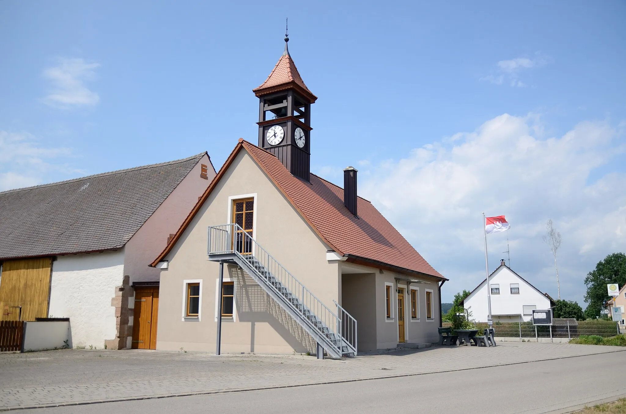 Photo showing: Schlauersbach Haus Nr. 15: Gemeinschaftshaus