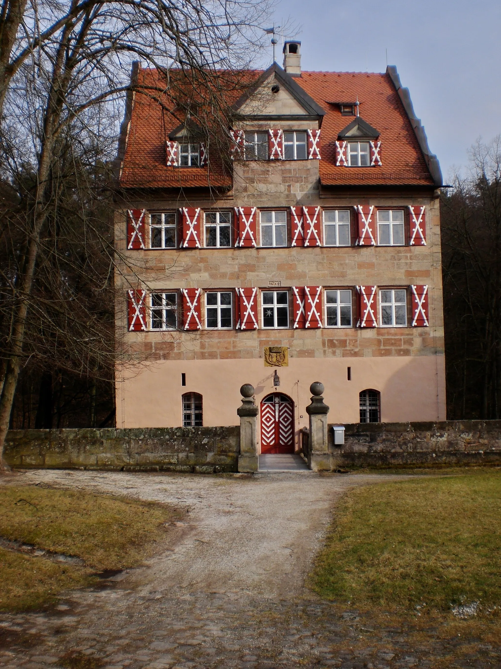 Photo showing: Schloss Kugelhammer bei Röthenbach bei St. Wolfgang