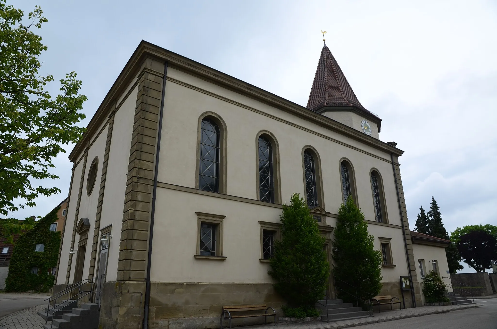 Photo showing: evang.-luth. Kirche St. Wendelin in Lehengütingen