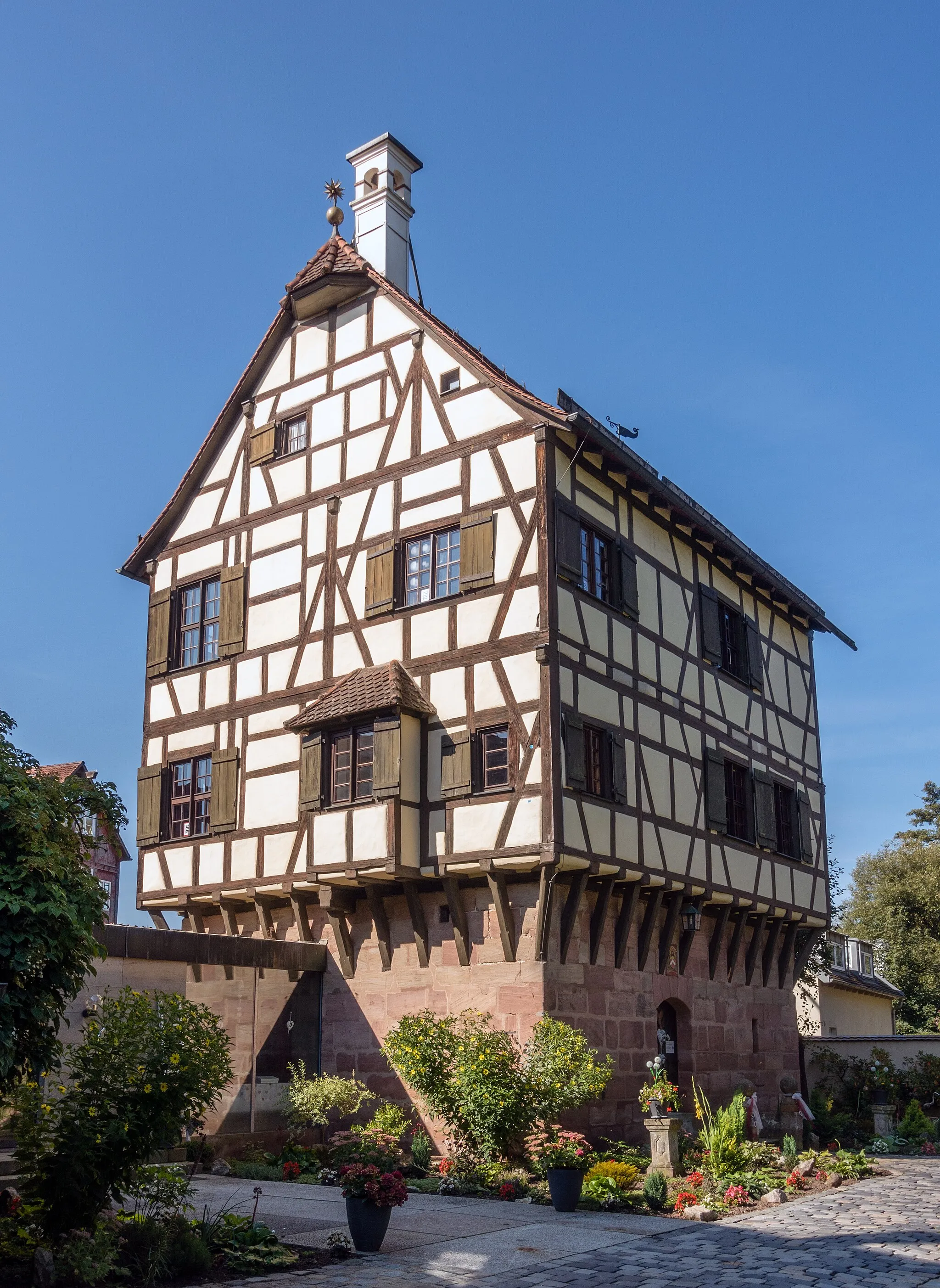 Photo showing: Fischbach (Nürnberg), Pellergasse 3, Pellerschloss