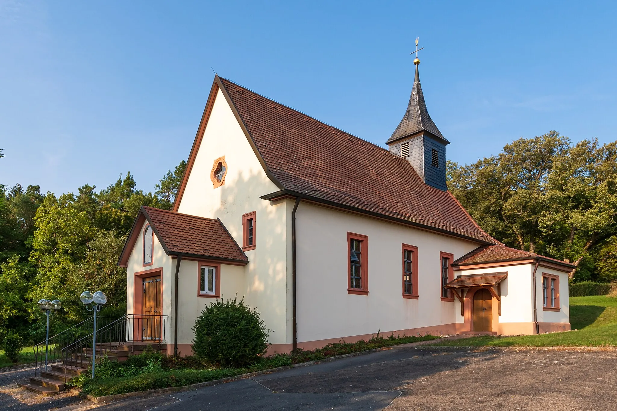 Photo showing: Kapelle St. Valentin im Krautheimer Teilort Oberndorf.