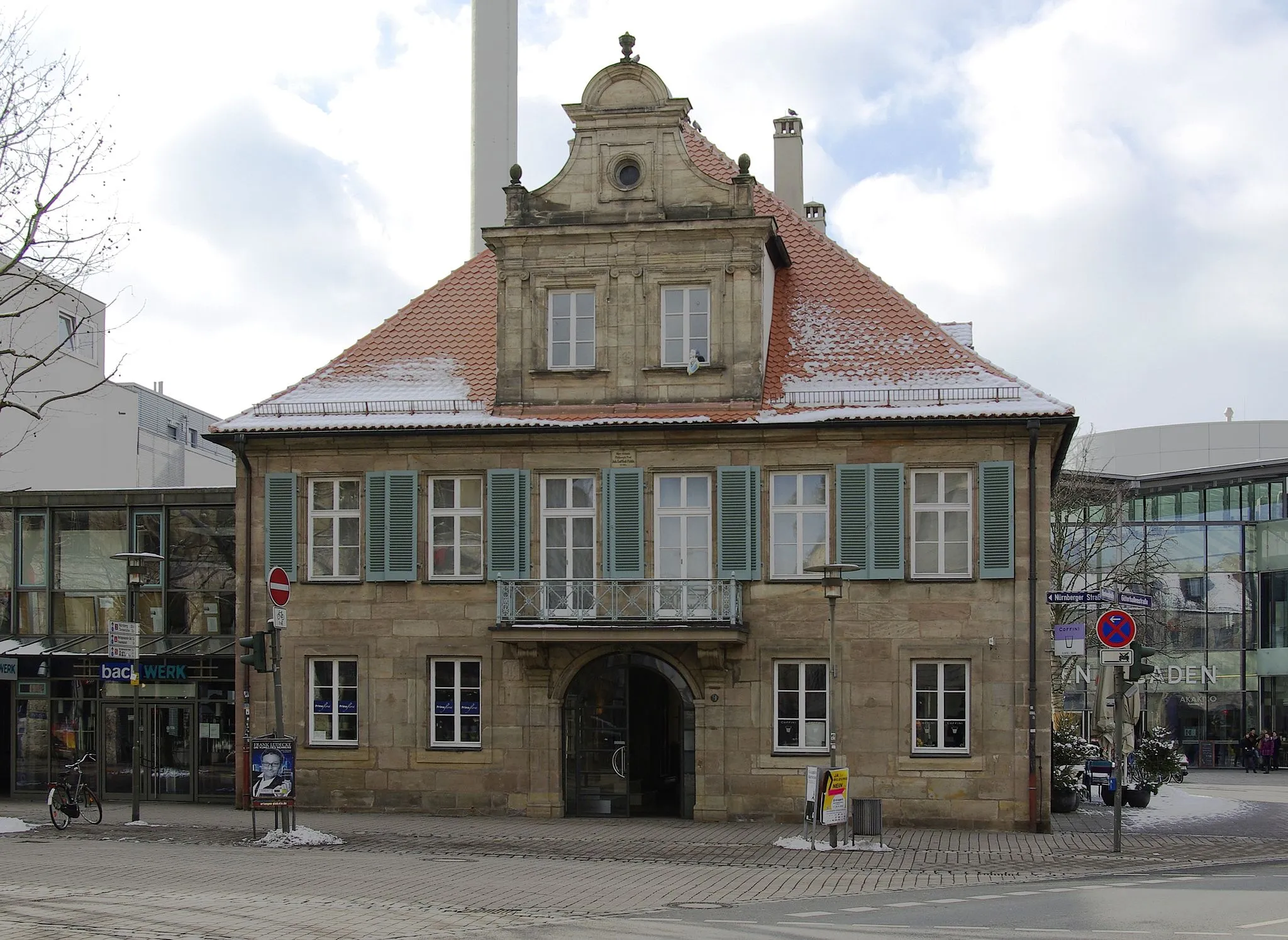 Photo showing: Das Loewenichsche Palais in der Nürnberger Straße 9 in Erlangen.