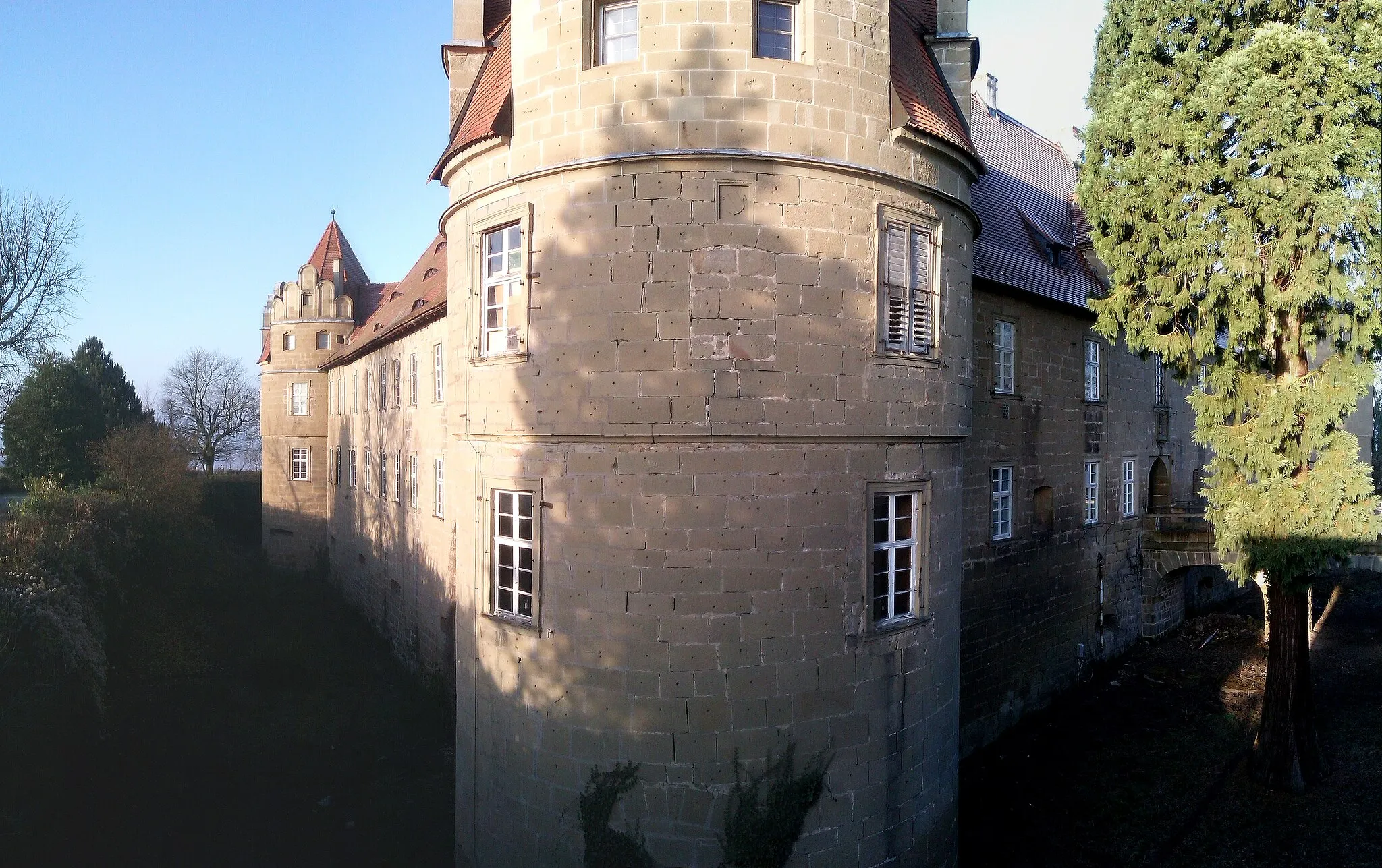 Photo showing: Schloss Frankenberg, Süd- und Ostflügel