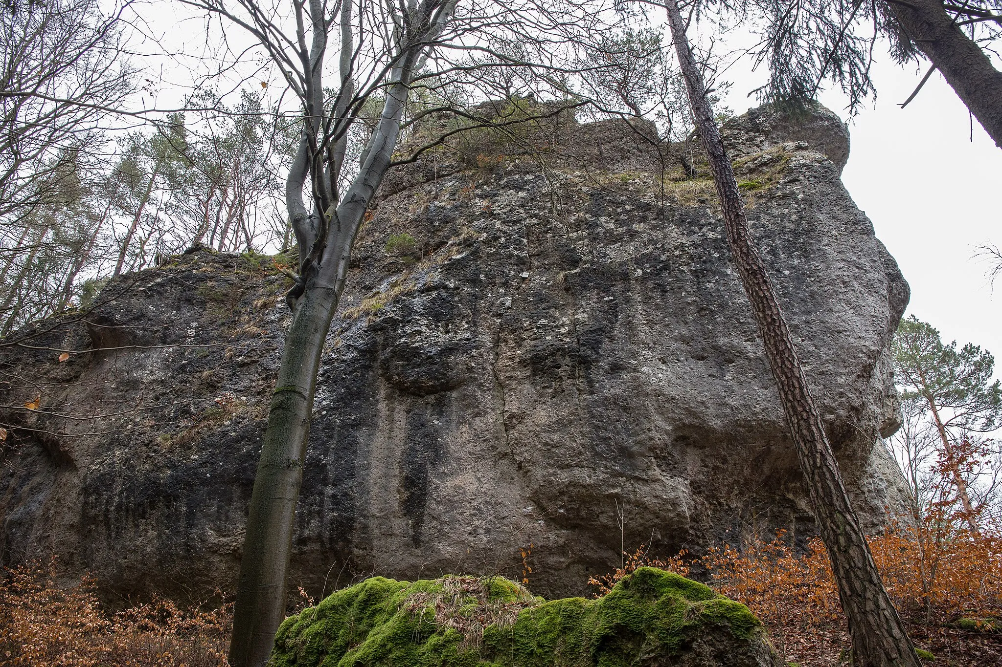 Photo showing: Spitze des Felsspornes, auf dem sich die Hauptburg befand