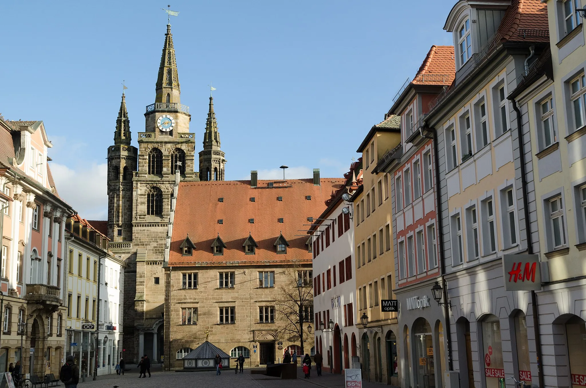 Photo showing: Ansbach, Martin-Luther-Platz