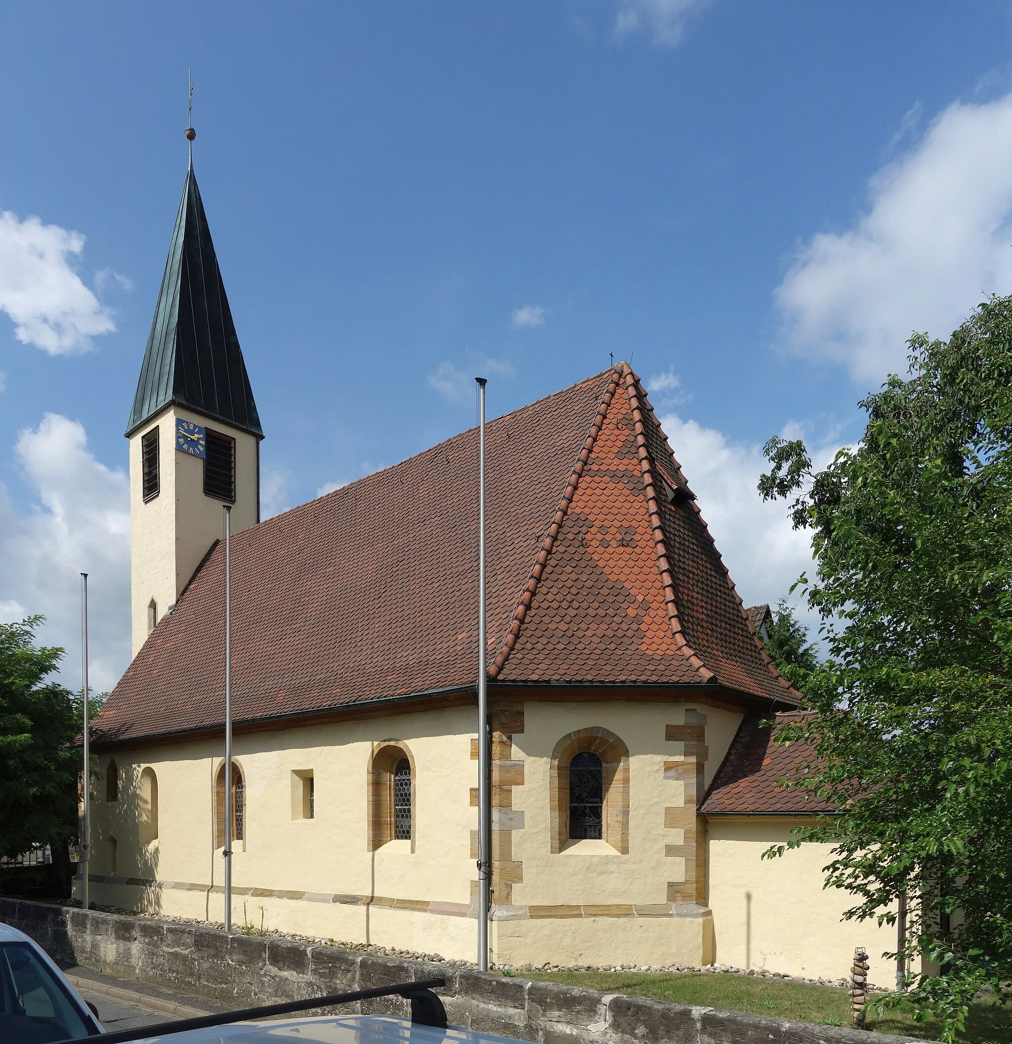 Photo showing: The protestant church St. Anna in Forth, a village of the town of Eckental in northern Bavaria.