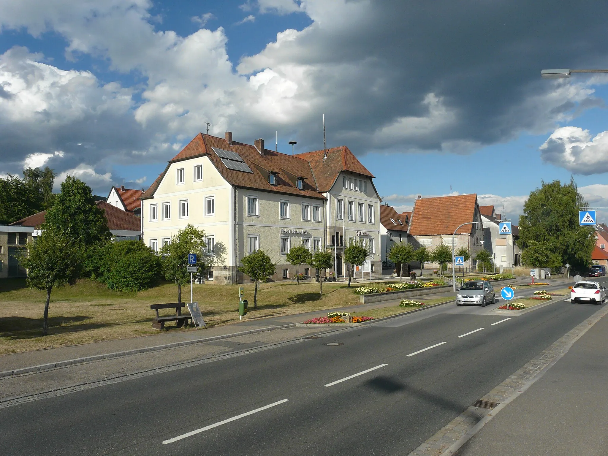 Photo showing: The town hall of Reichenschwand in Middle Franconia, Bavaria, Germany.