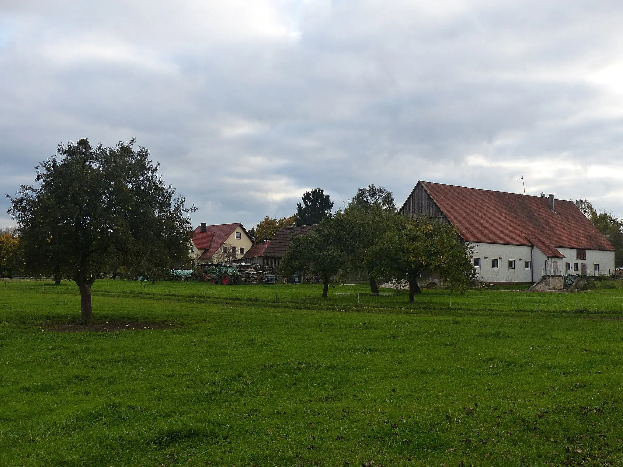 Photo showing: The hamlet Oberwindsberg, part of the municipality of Simmelsdorf