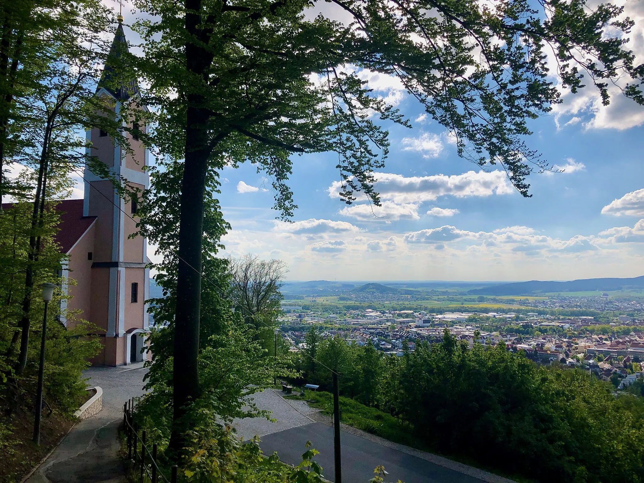 Photo showing: Ausblick von der Wallfahrtskirche Mariahilf in Neumarkt