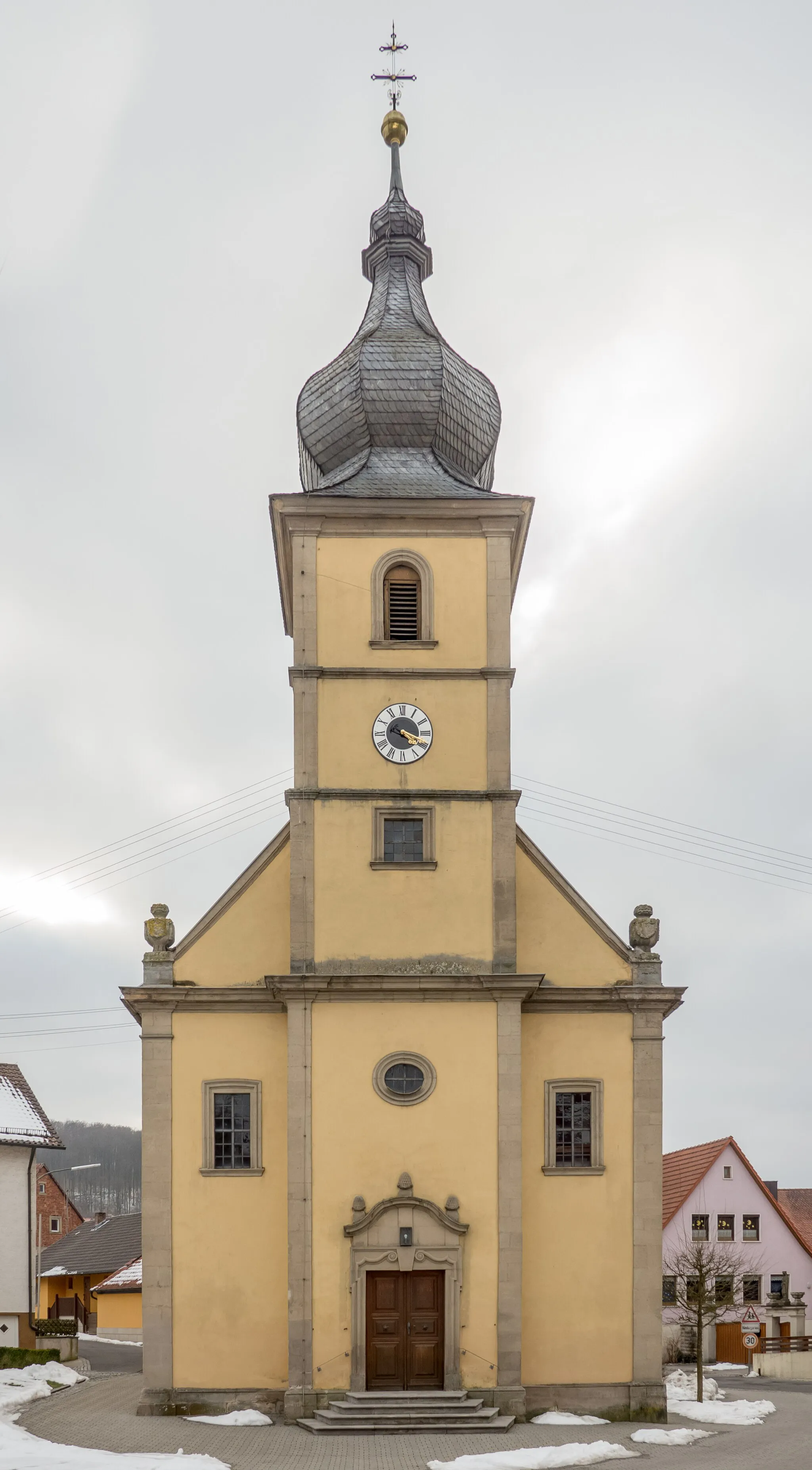 Photo showing: Parish church St.Martin in Geusfeld