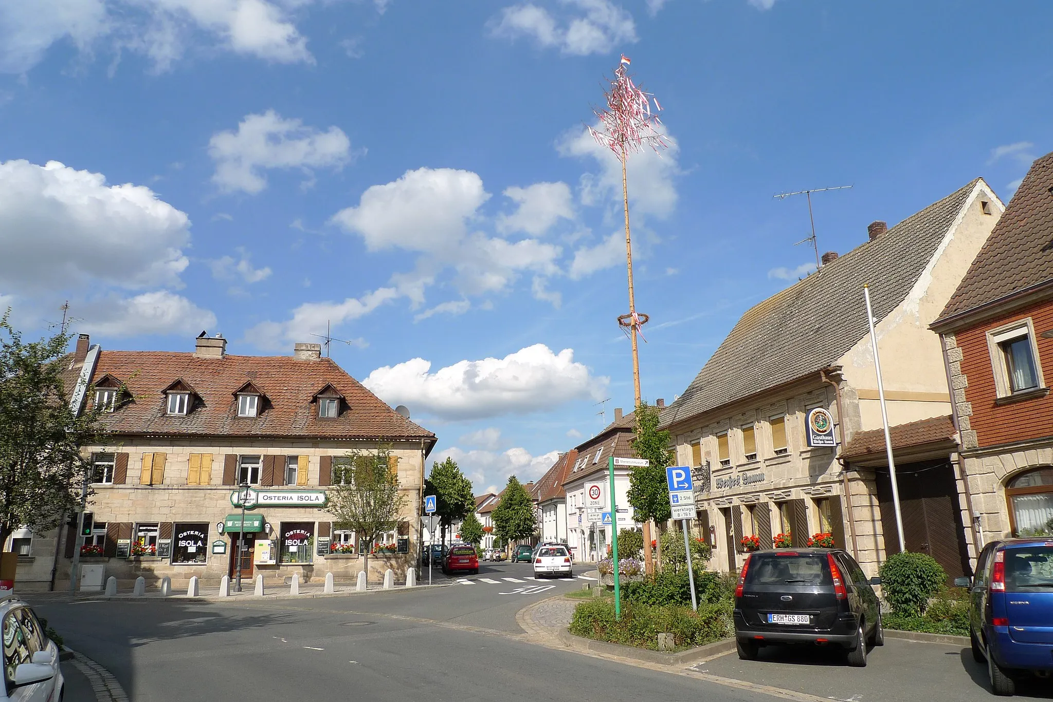 Photo showing: Ortszentrum von Baiersdorf