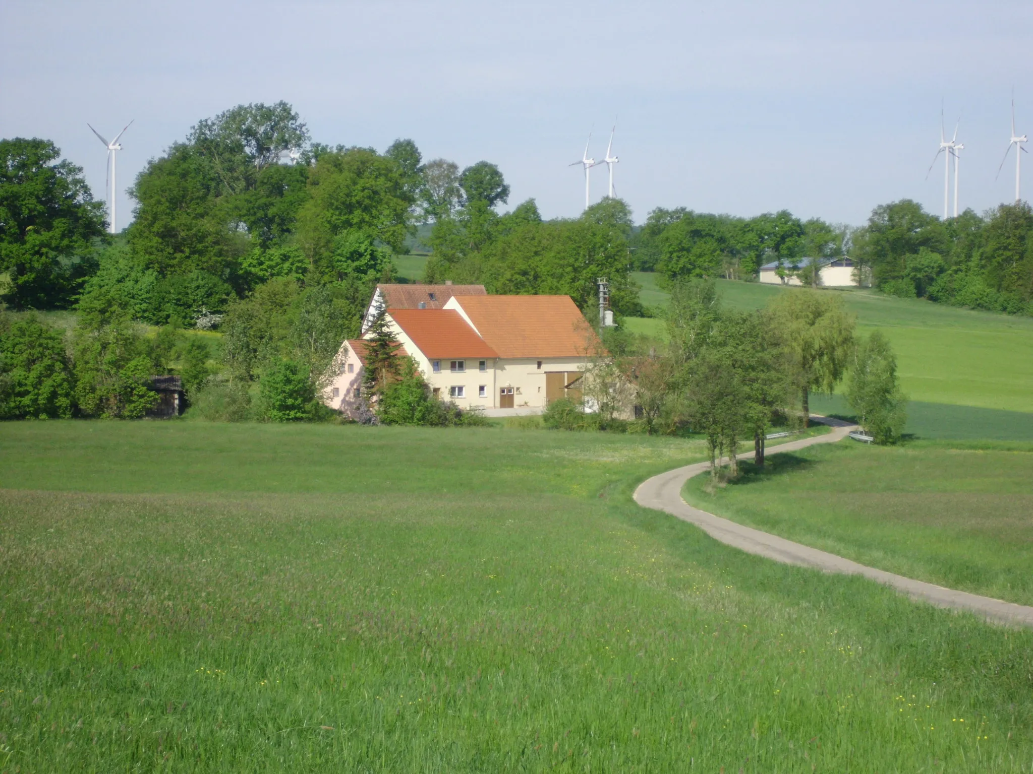 Photo showing: Simonsmühle, Ortsteil von Gnotzheim im mittelfränkischen Landkreis Weißenburg-Gunzenhausen