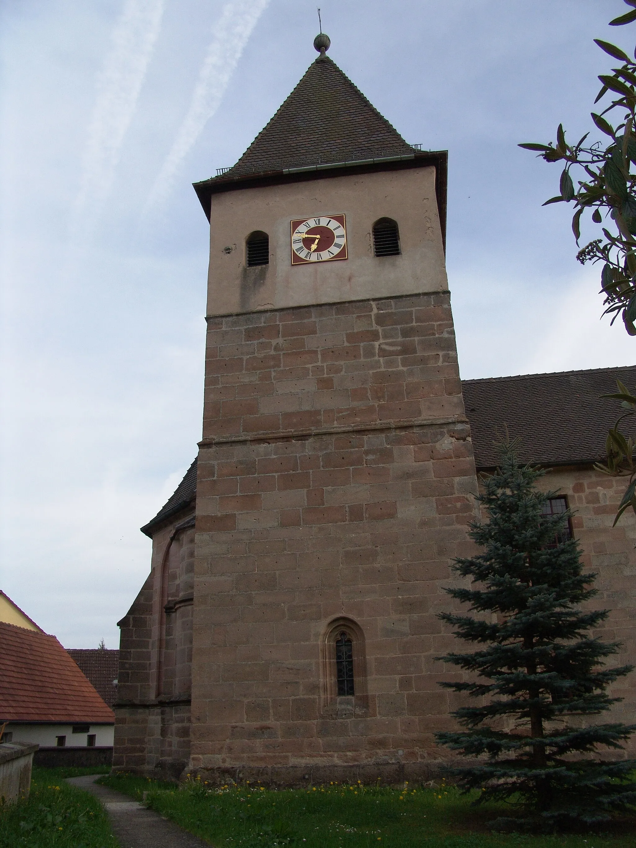 Photo showing: evang.-luth. Kirche St. Peter im Ammelbruch