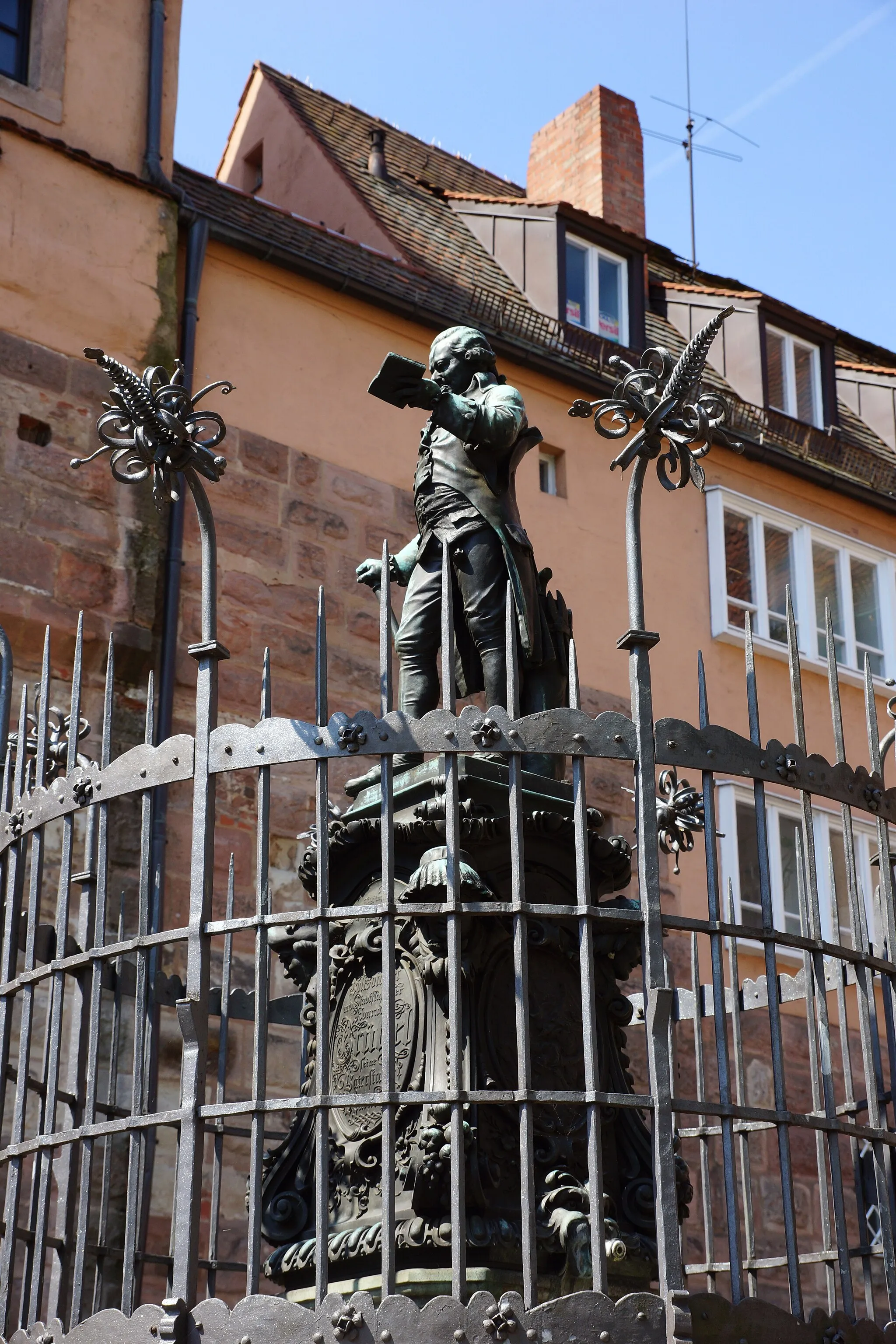 Photo showing: Der Grübel-Brunnen vor dem Laufer Torturm in Nürnberg: