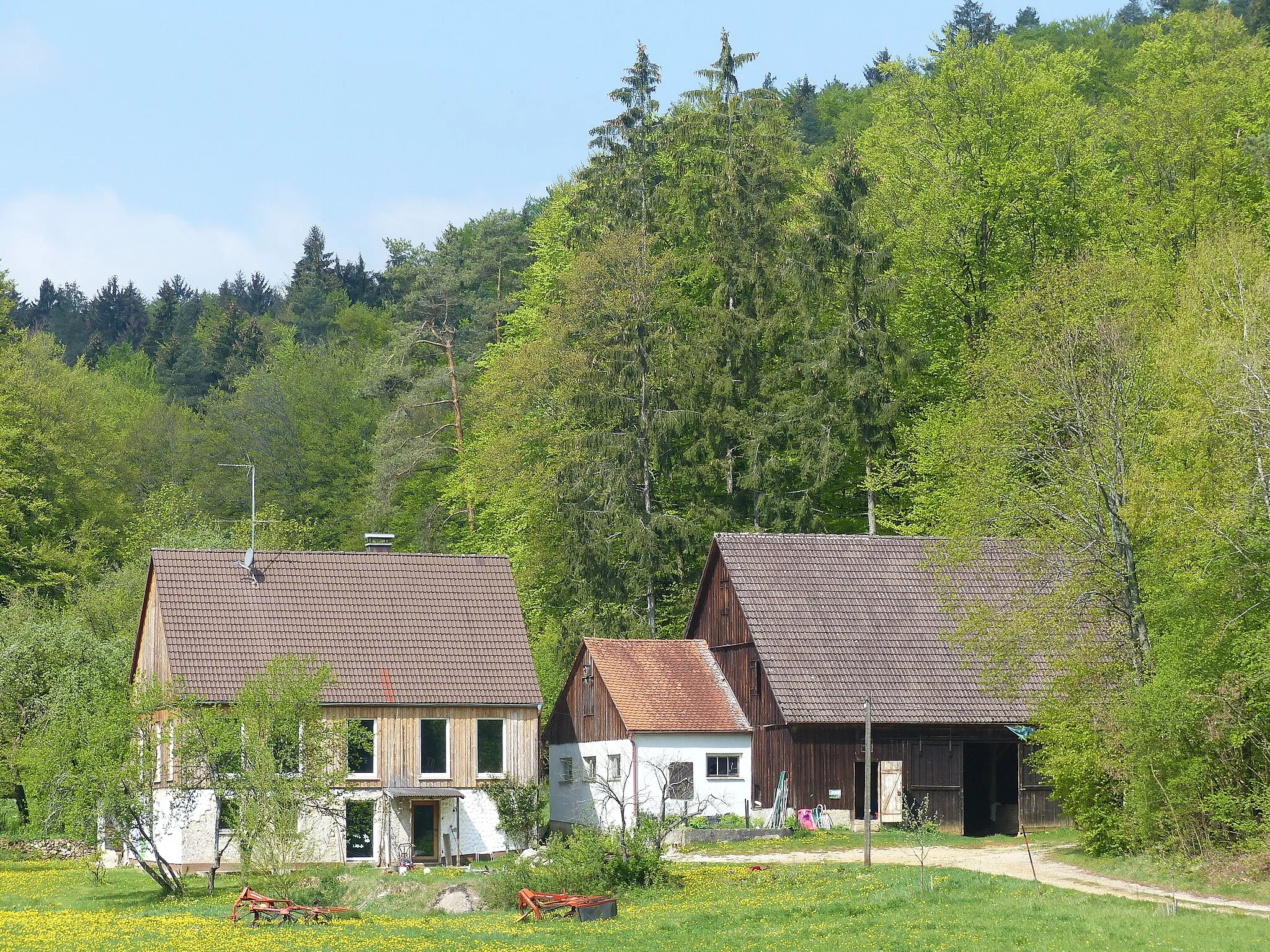 Photo showing: The solitude Eibenthal, a district of the town of Betzenstein