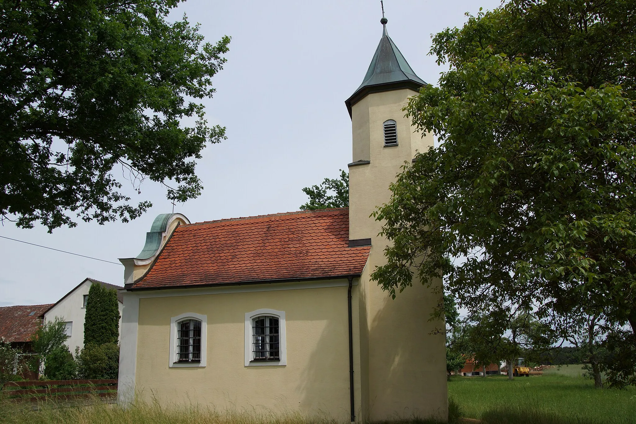 Photo showing: Die Ortskapelle in Bischofsholz bei Hilpoltstein