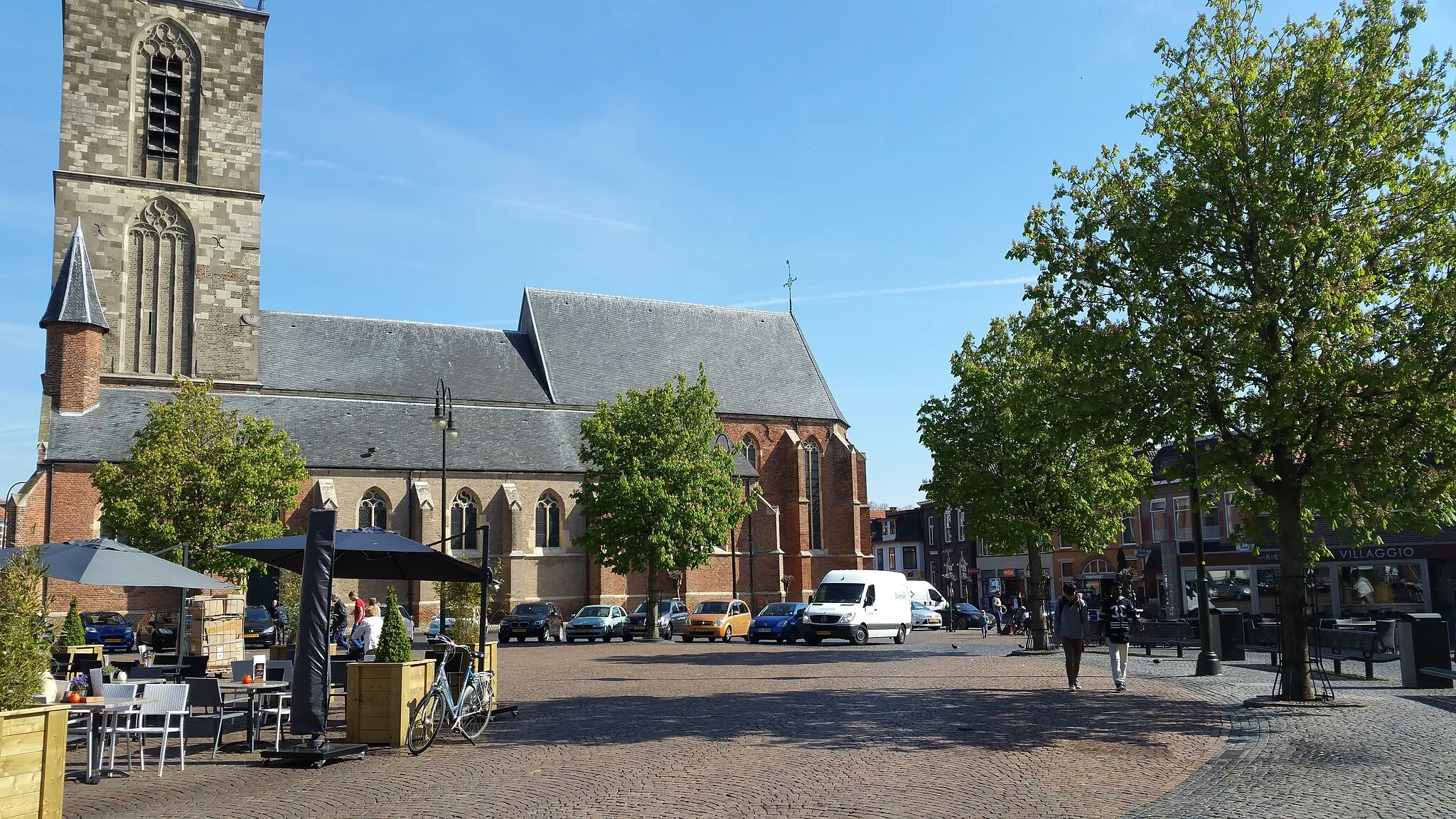 Photo showing: de Markt in Winterswijk, Nederland, met de Jacobskerk op de achtergrond