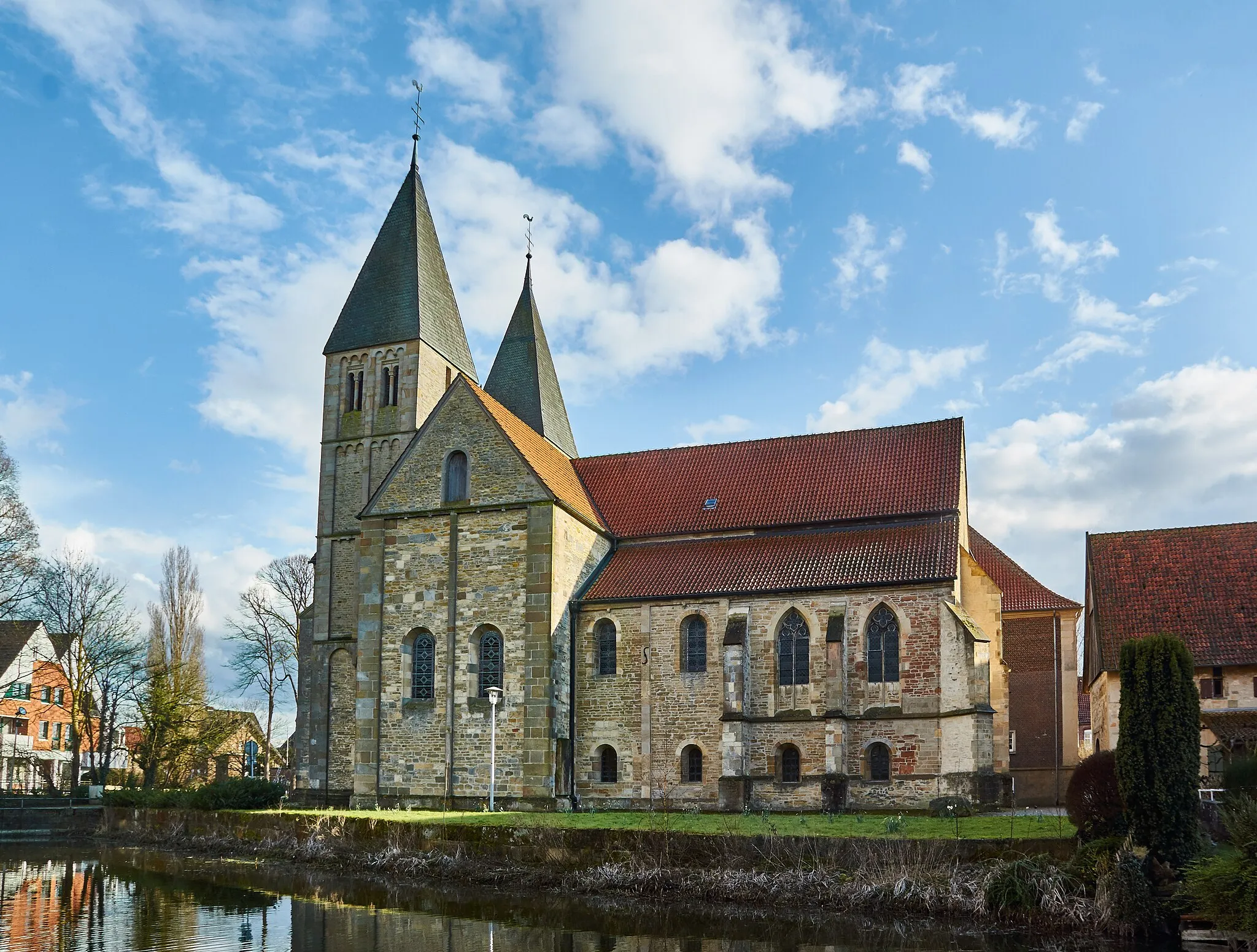 Photo showing: Church John the Baptist in Langenhorst, Ochtrup, North Rhine-Westphalia, Germany.