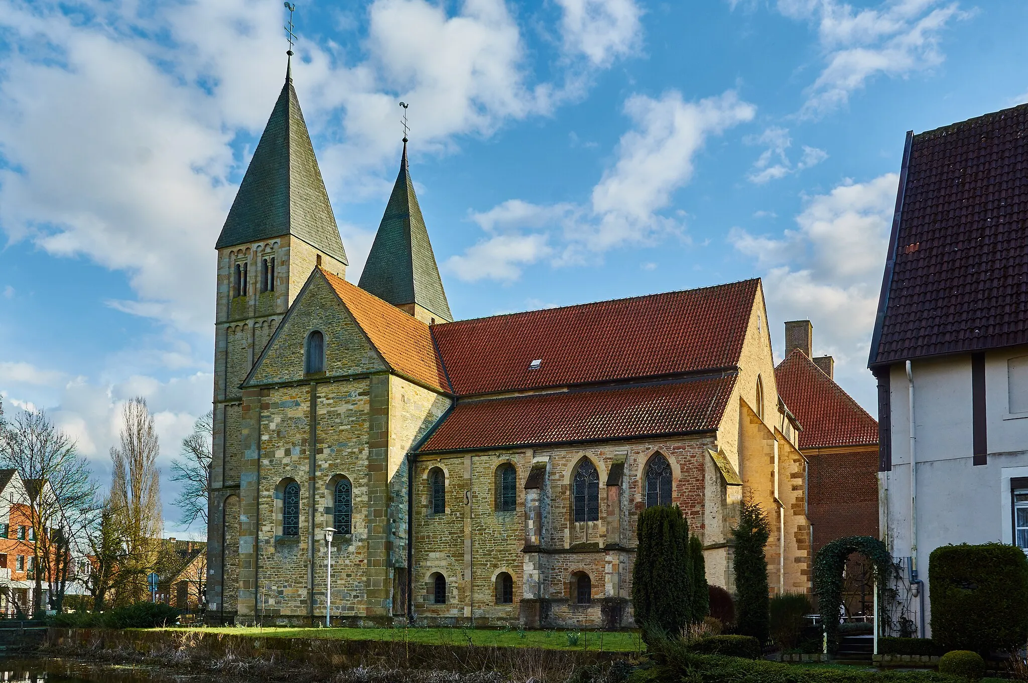 Photo showing: Church John the Baptist in Langenhorst, Ochtrup, North Rhine-Westphalia, Germany.