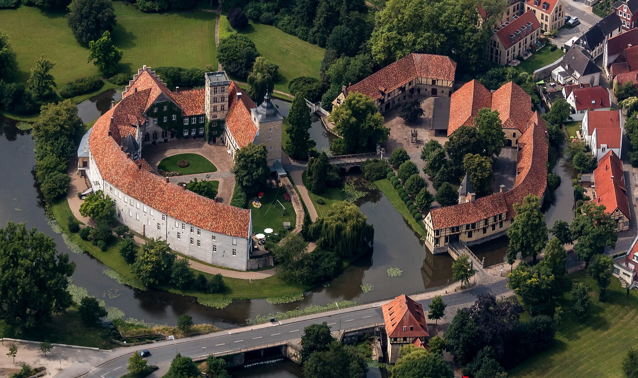 Photo showing: Burgsteinfurt Castle, Burgsteinfurt, Steinfurt, North Rhine-Westphalia, Germany
